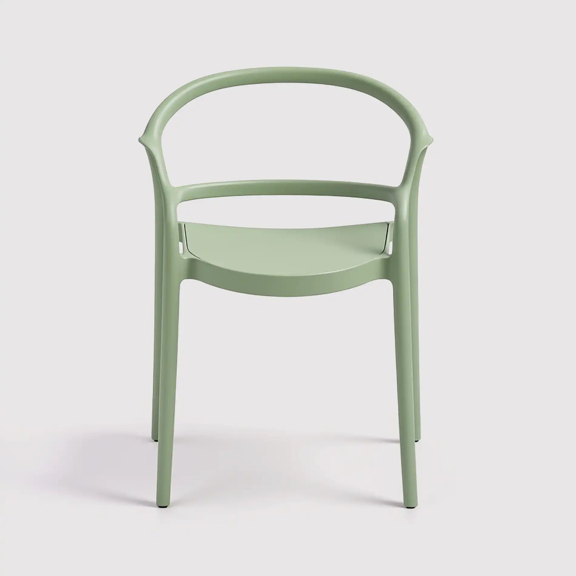 Harif - Sedia moderna verde chiaro per casa o esterno