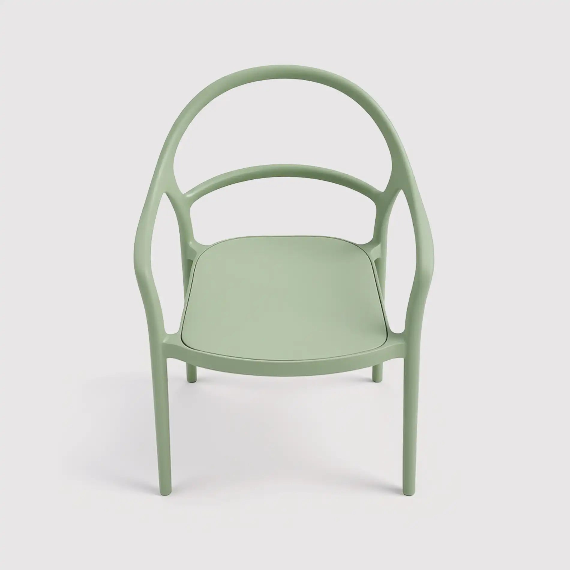 Harif - Sedia moderna verde chiaro per casa o esterno