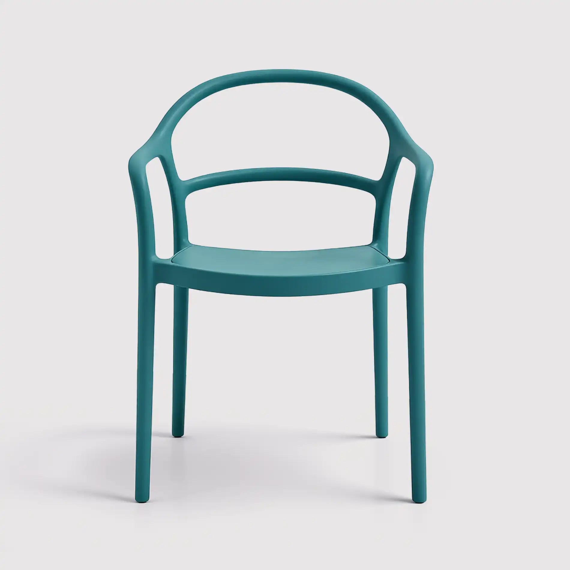 Aeonio - Sedia da giardino o da interno blu petrolio