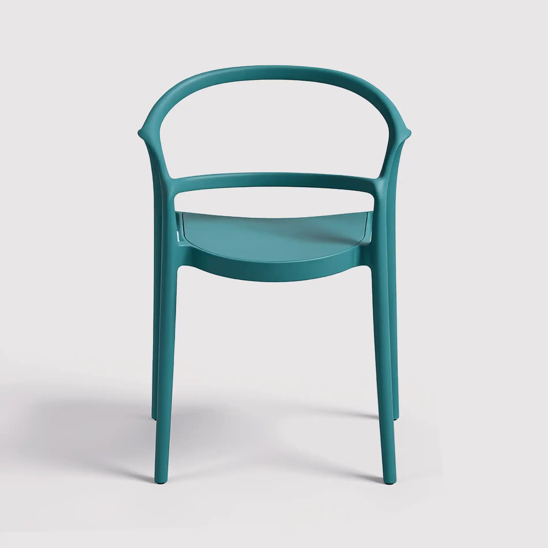 Aeonio - Sedia da giardino o da interno blu petrolio