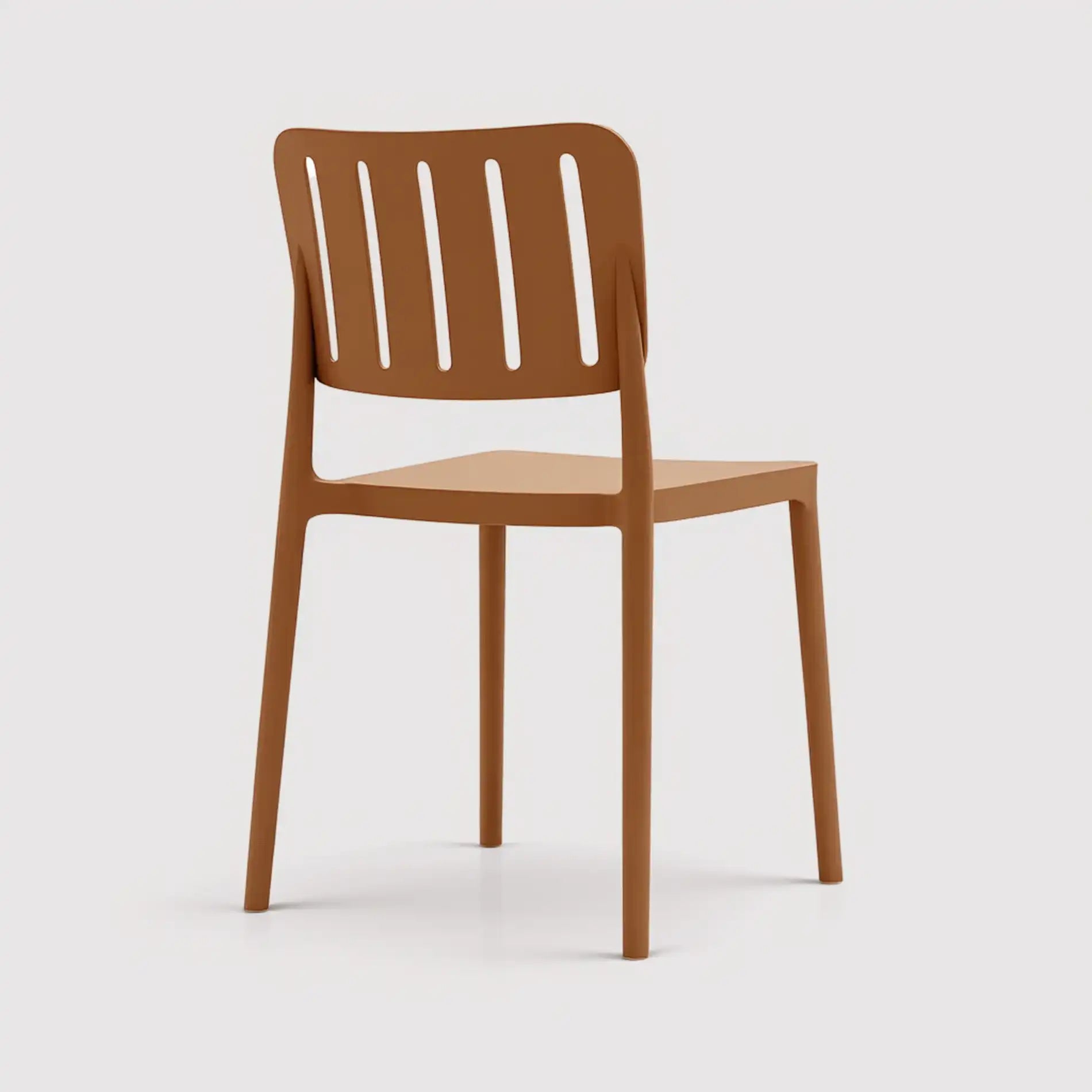 Jurema - Sedia per giardino o casa arancione terracotta