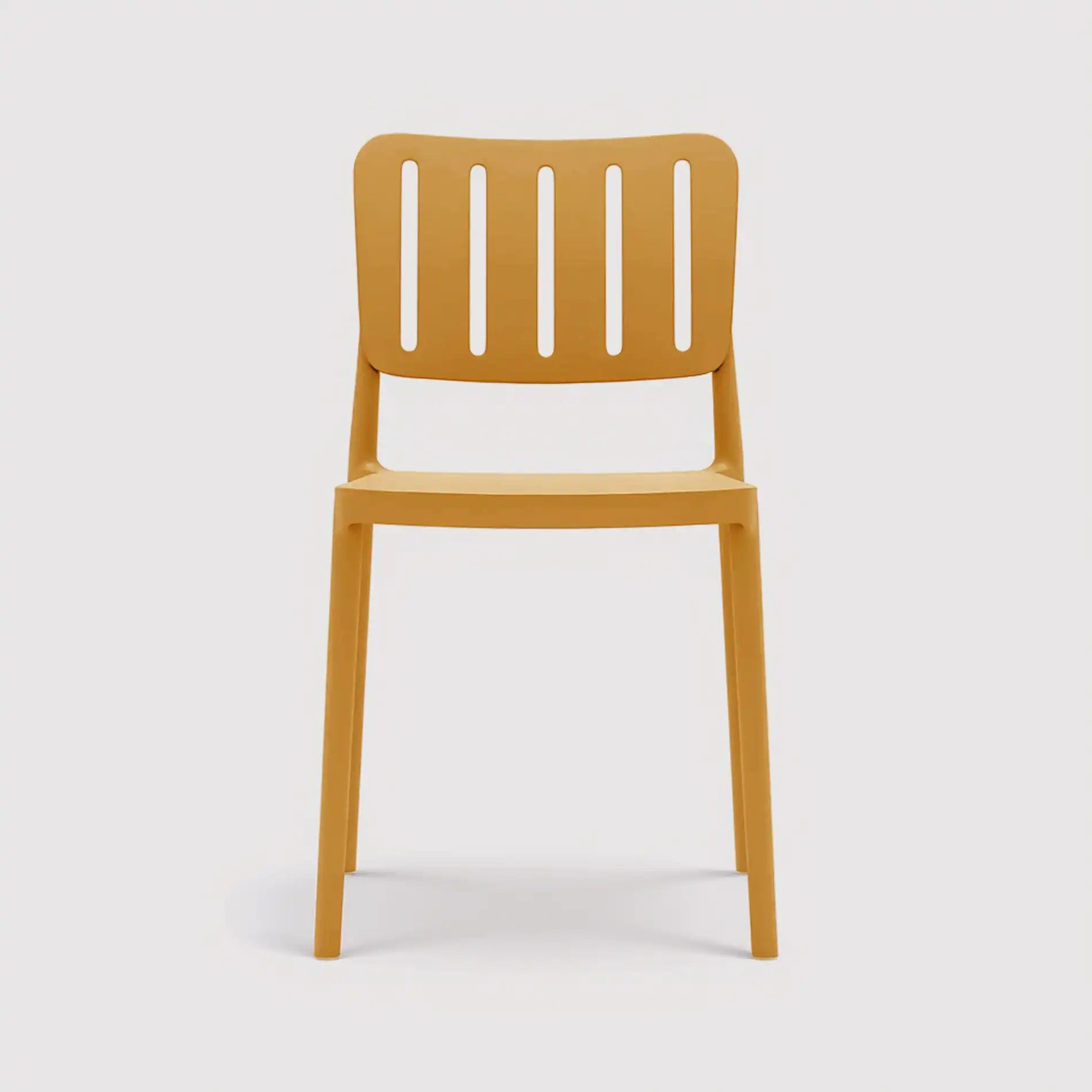 Calatea - Sedia da esterno o per interno giallo senape