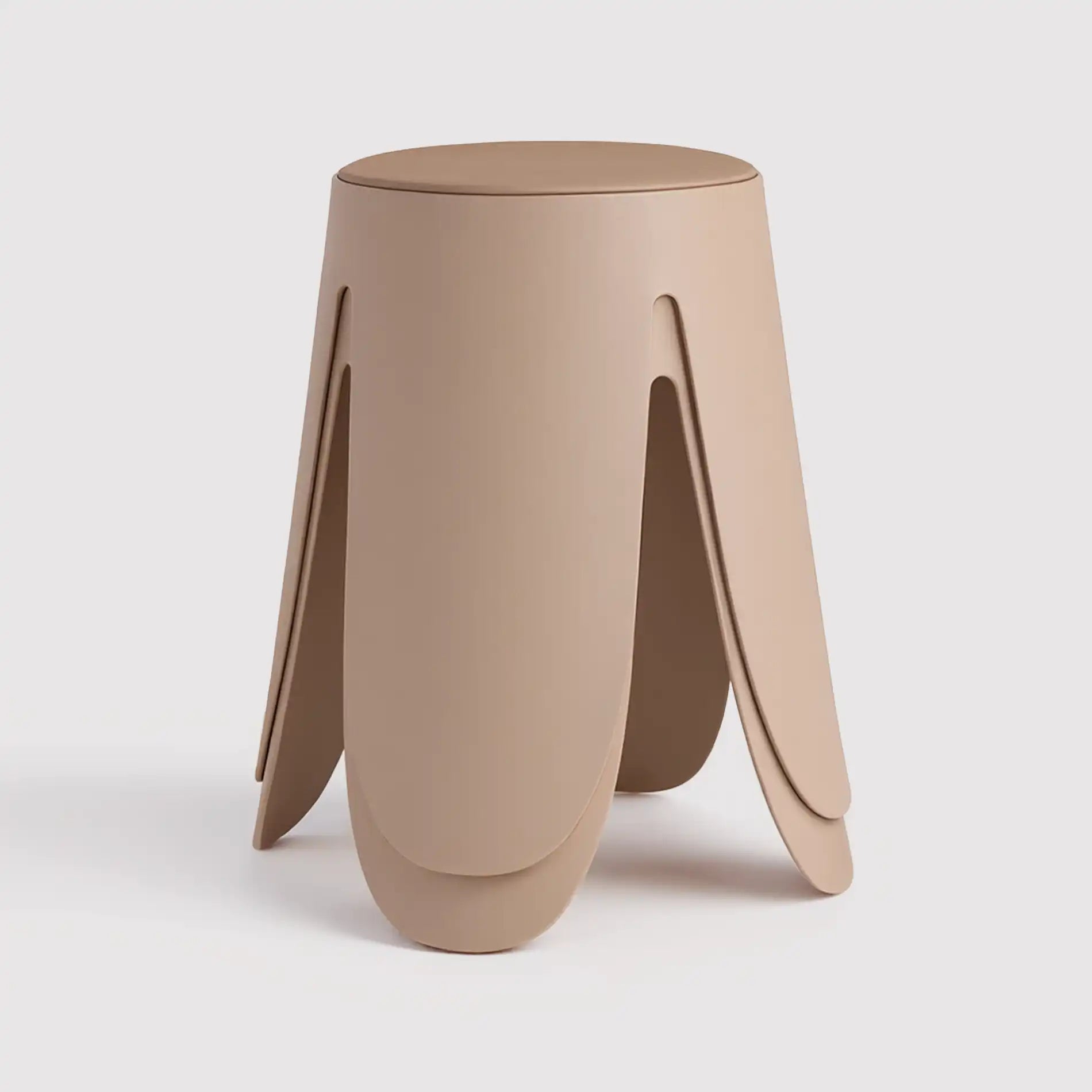 Ambonya - Set 2 sgabelli bassi moderni rosa