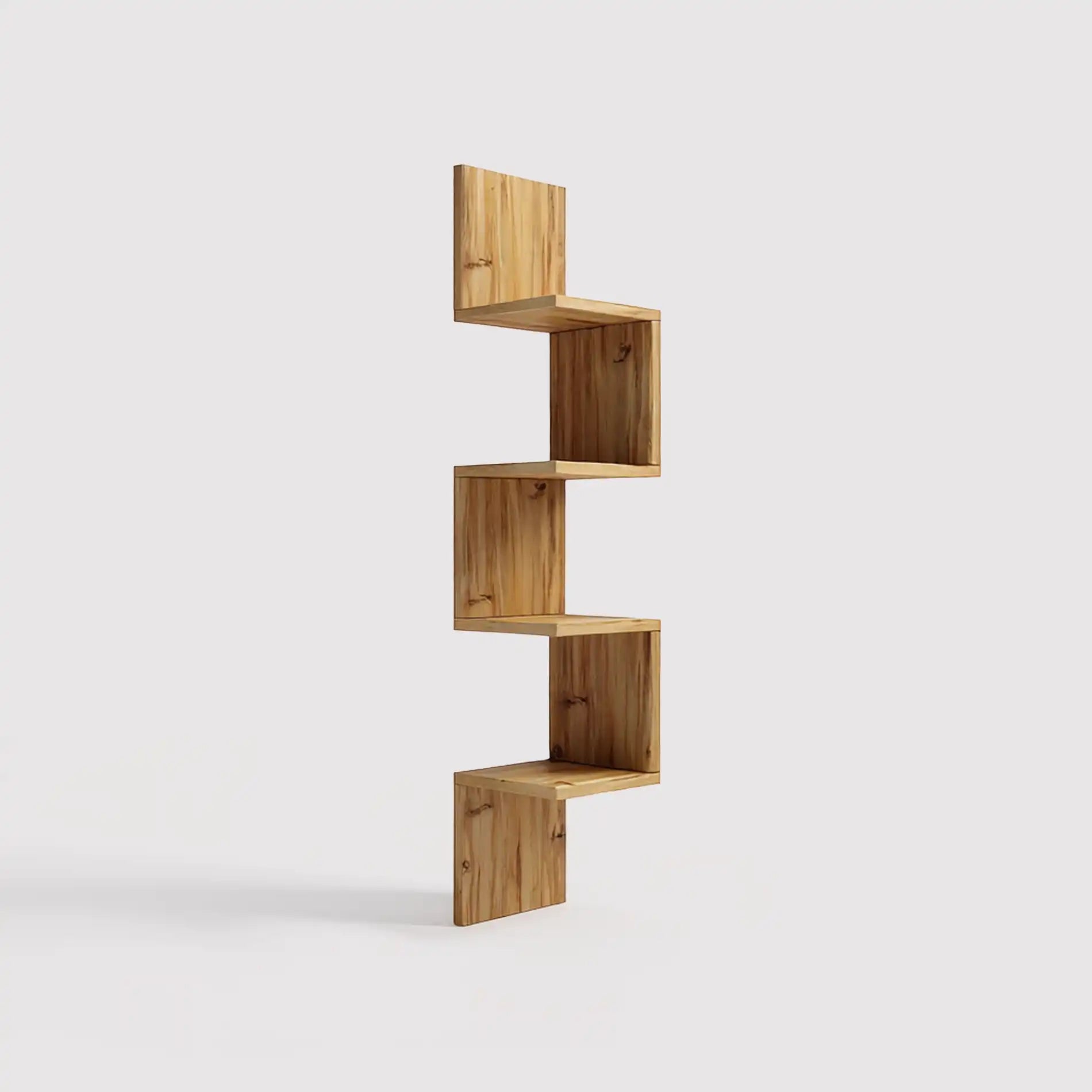 Namakin - Libreria pensile angolare con 4 ripiani