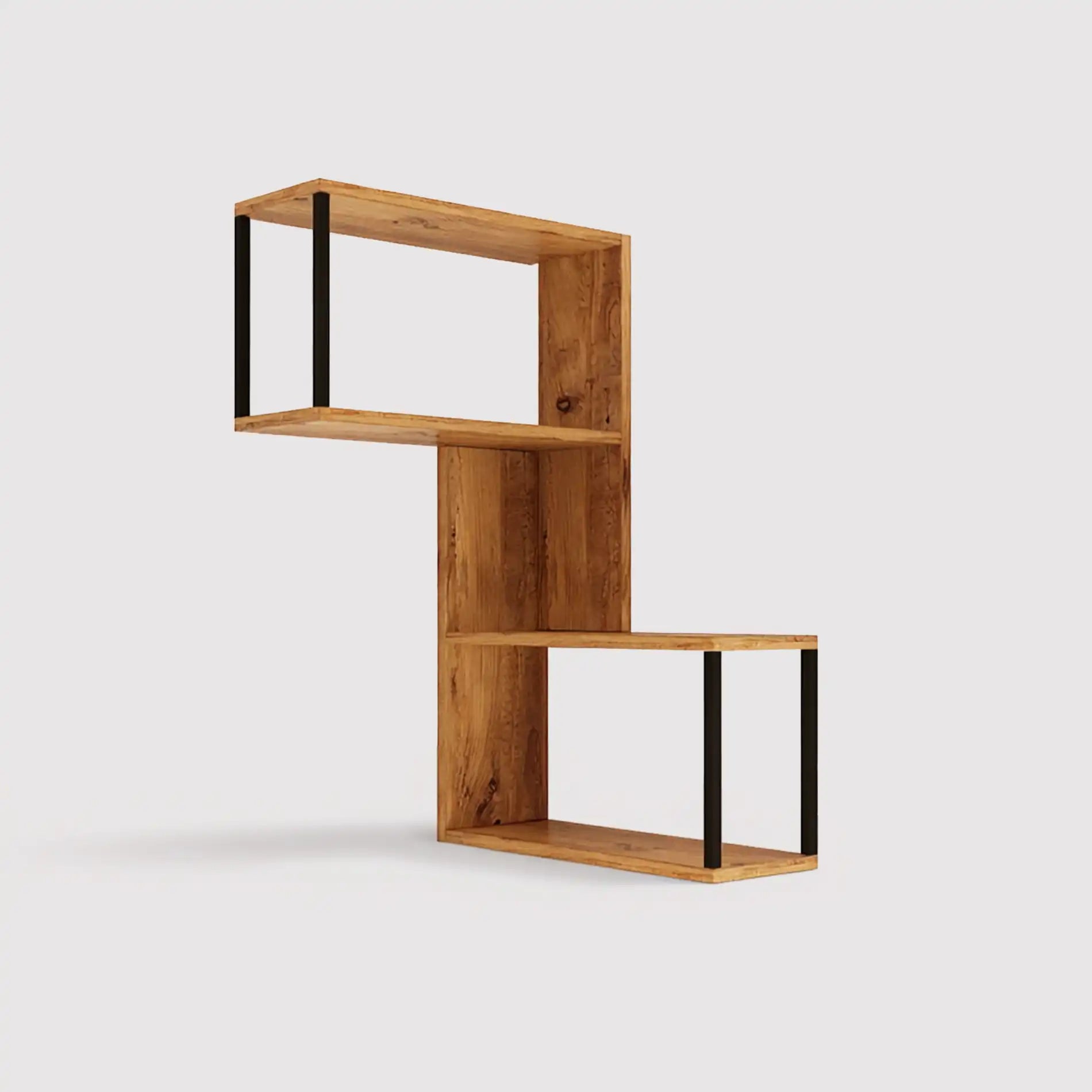 Jepang - Mensola angolare da parete in stile moderno