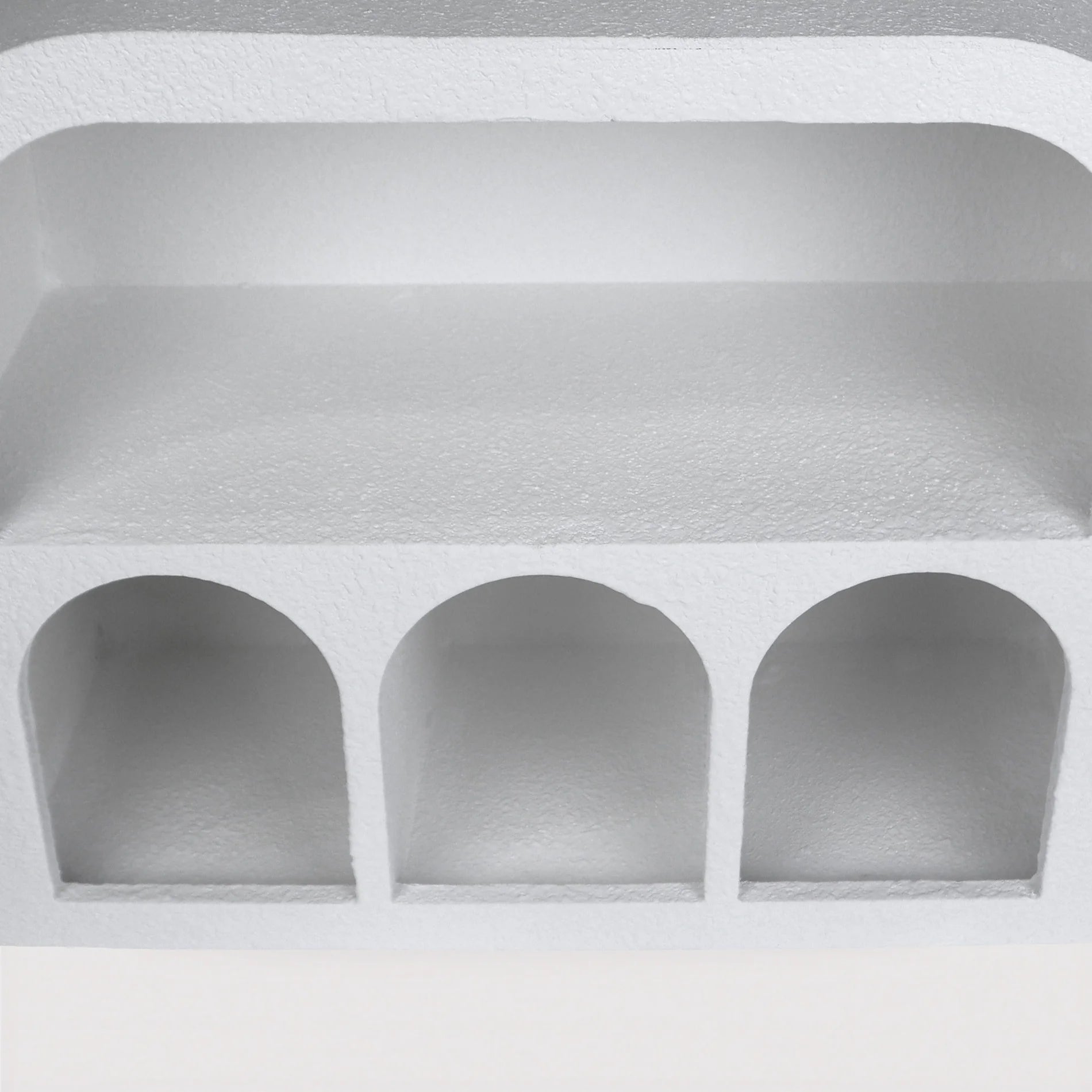 Aurelia – Modern White MDF Wall Shelf, Floating Wall Mounted Shelf