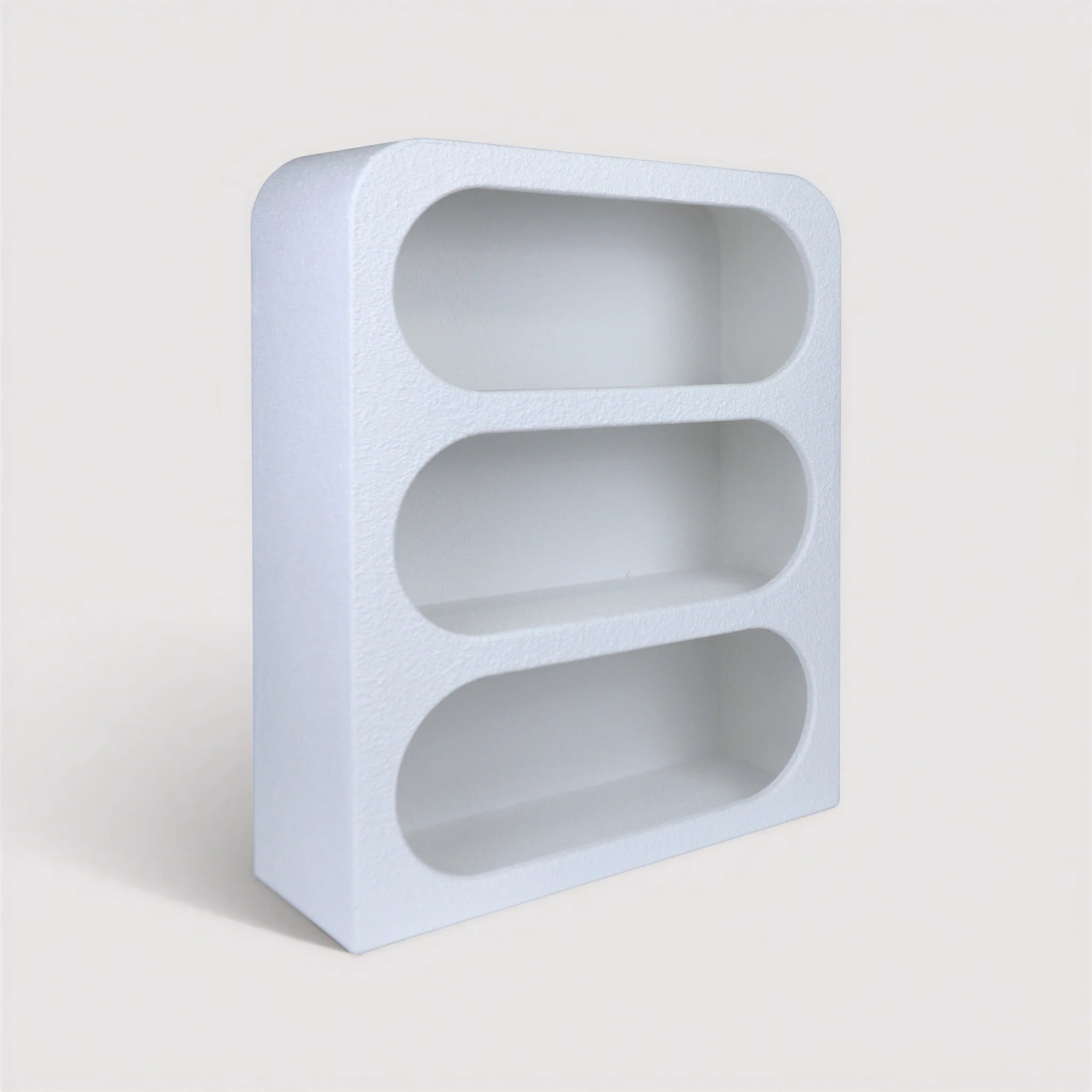 Selene – Modern White MDF Wall Shelf, Floating Wall Mounted Shelf
