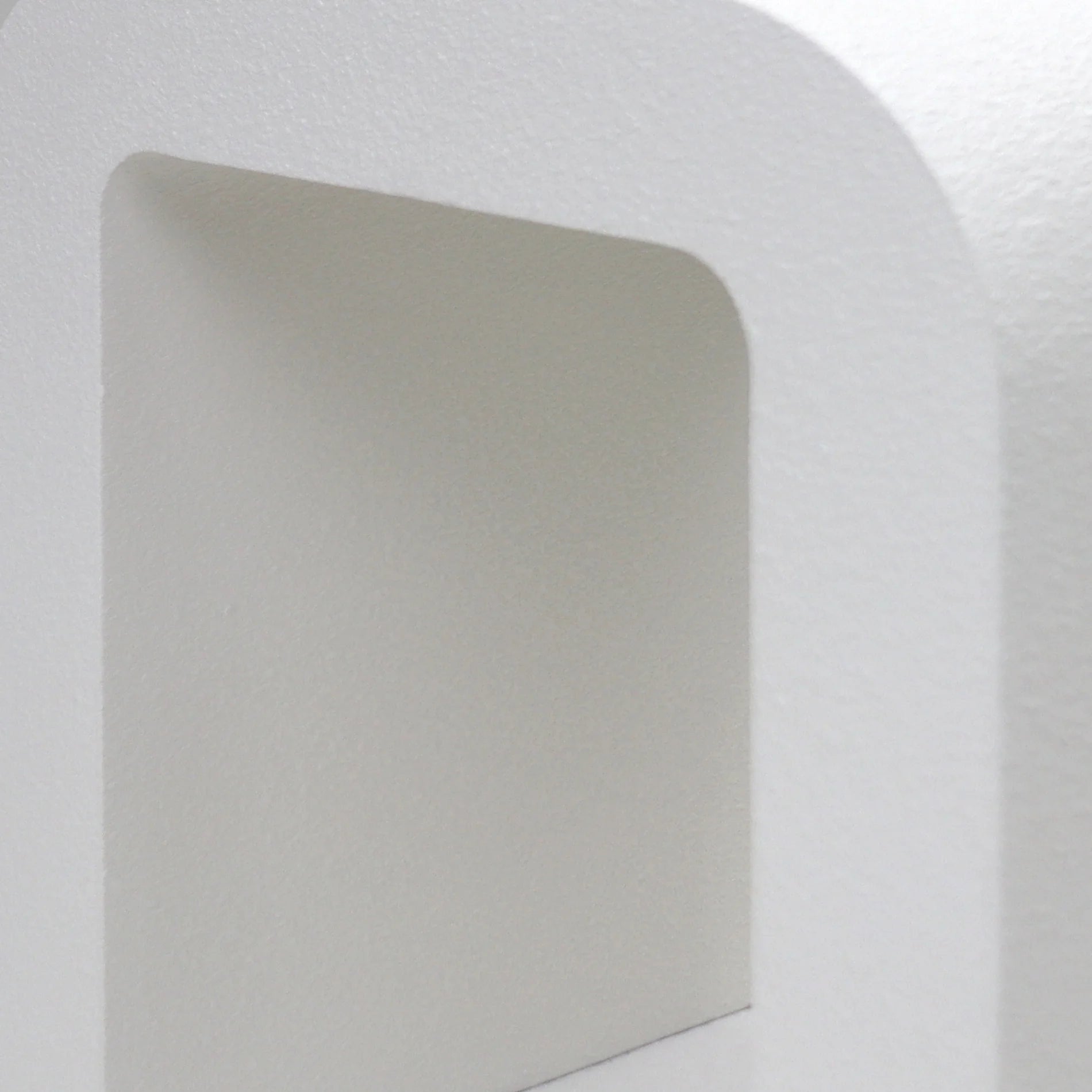 Ametrine – Modern White MDF Coffee Table, Low Living Room Table