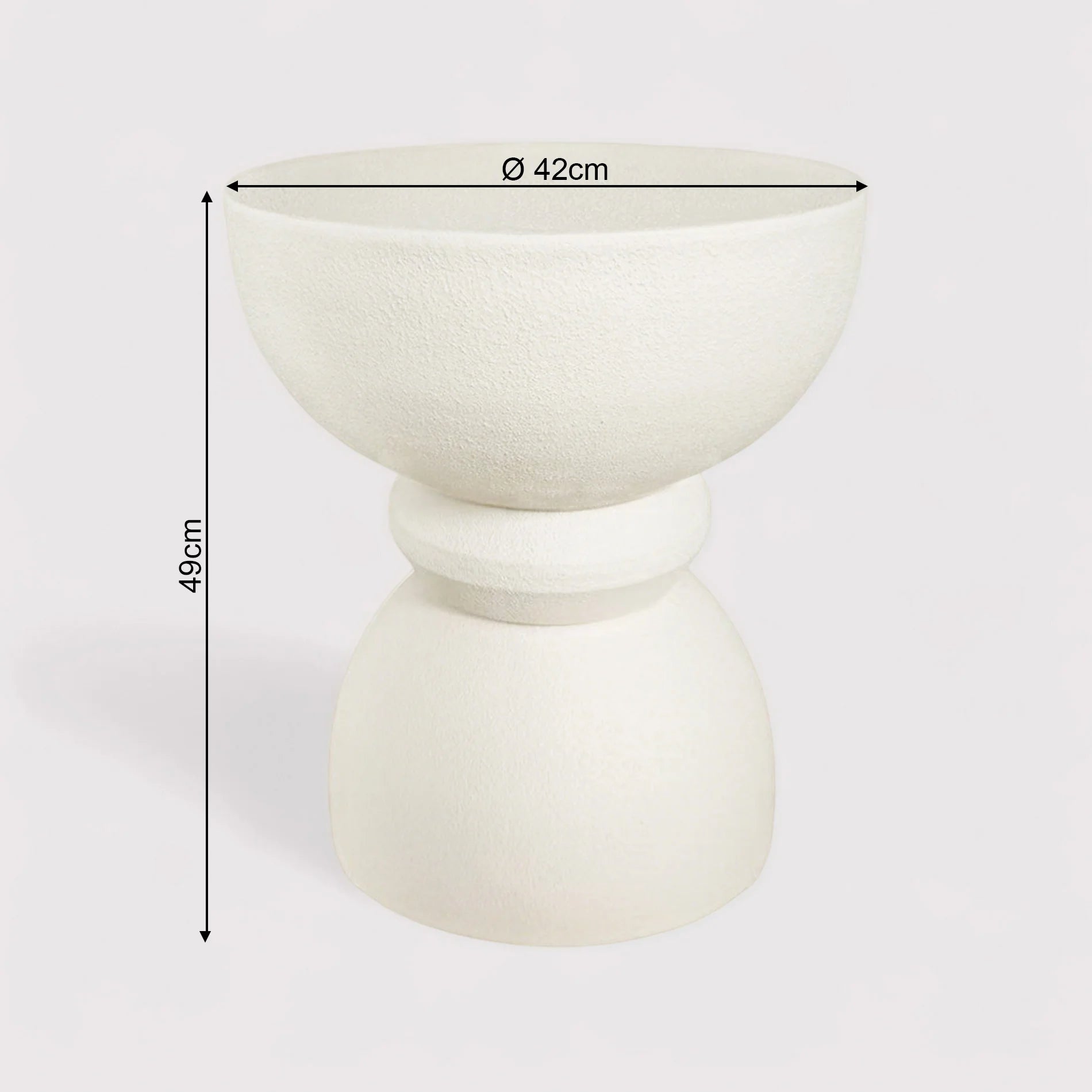 Kaolin - Coffee Table White Modern Style