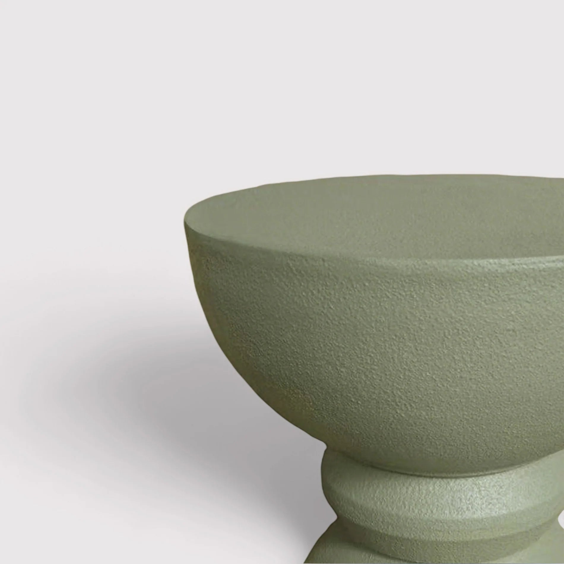 Serpentine - Sofa Side Table Green Modern Style