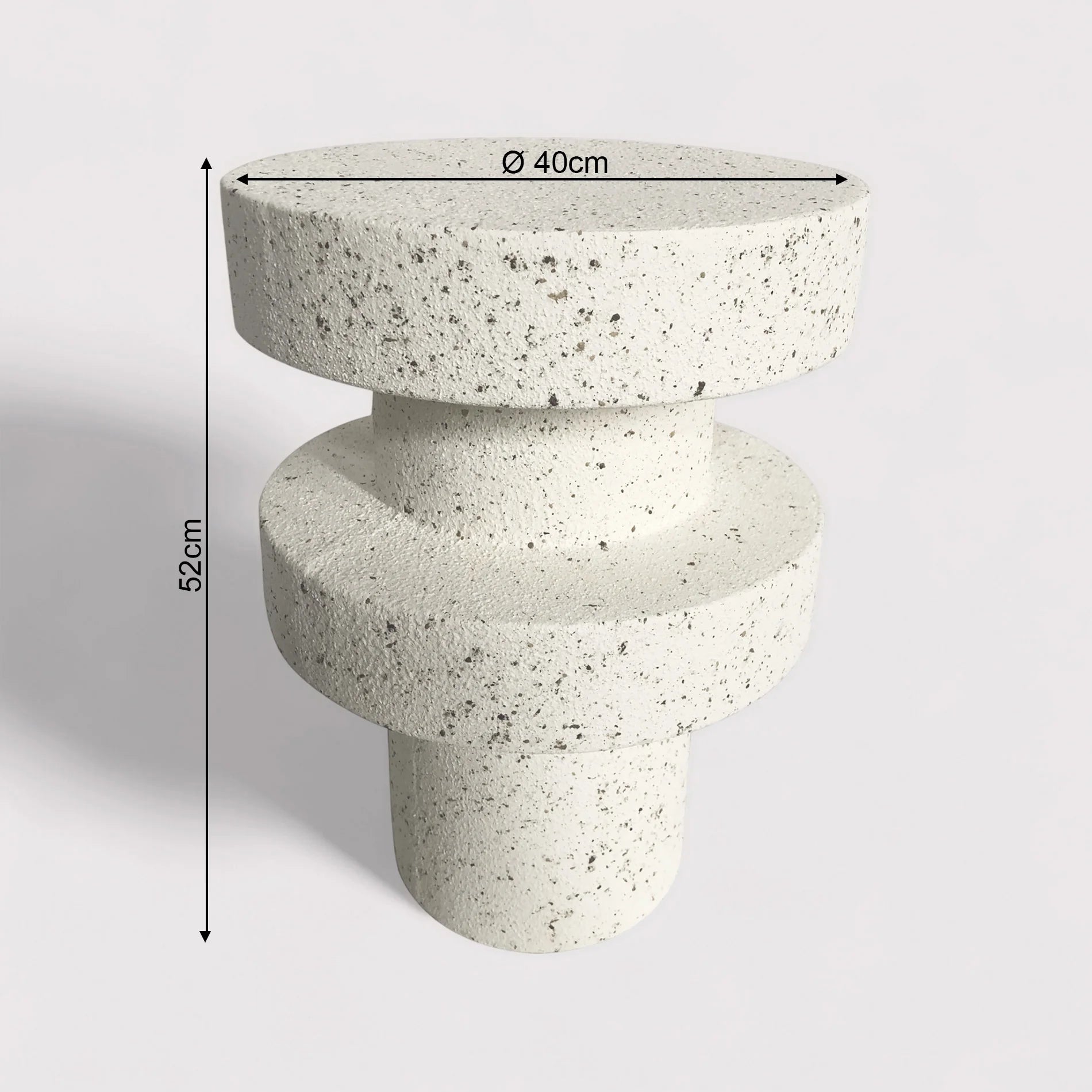 Traveno - Coffee Table White and Black Modern Style