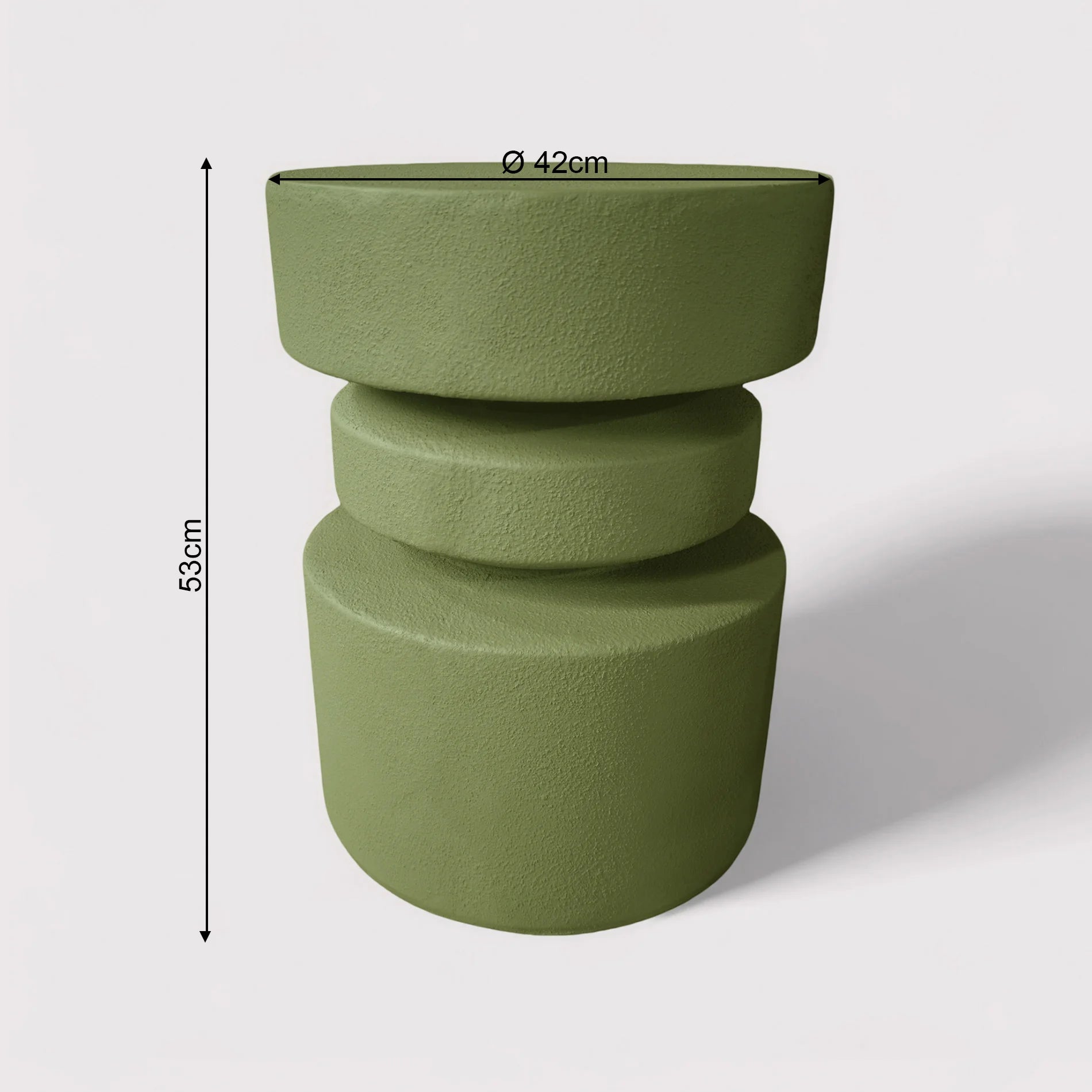 Ereno - Coffee Table Green Modern Style