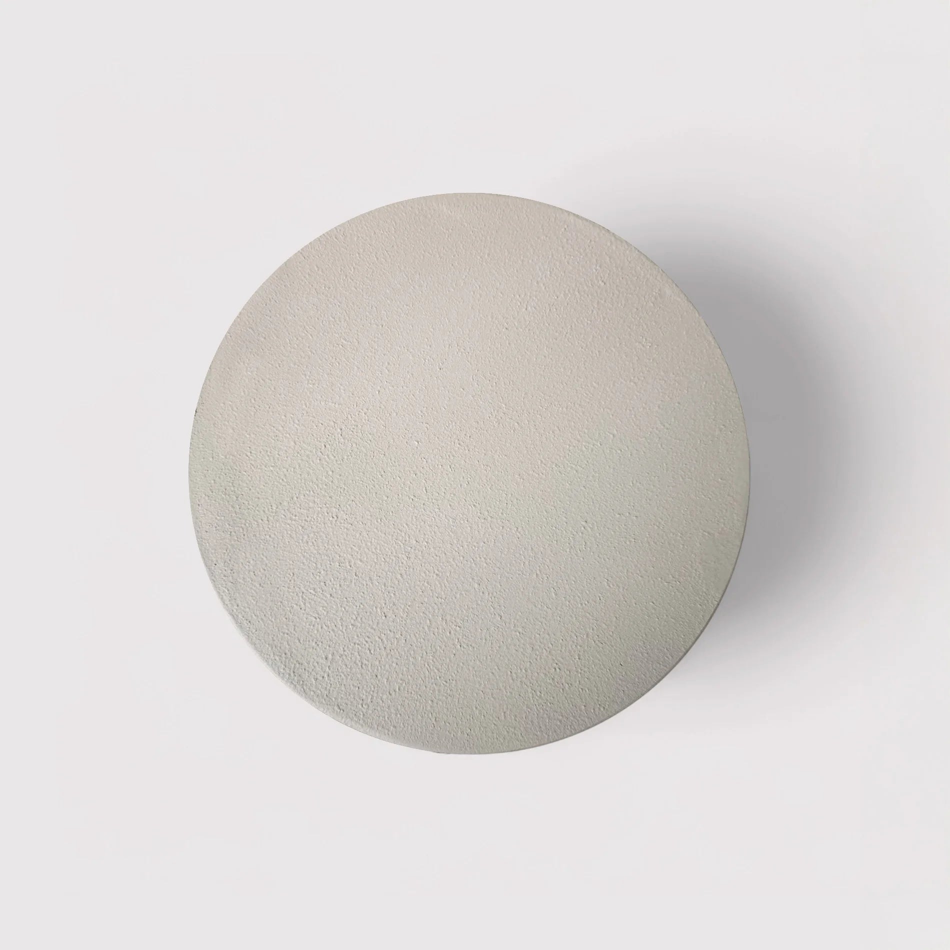 Elmar - Sofa Side Table White Modern Style