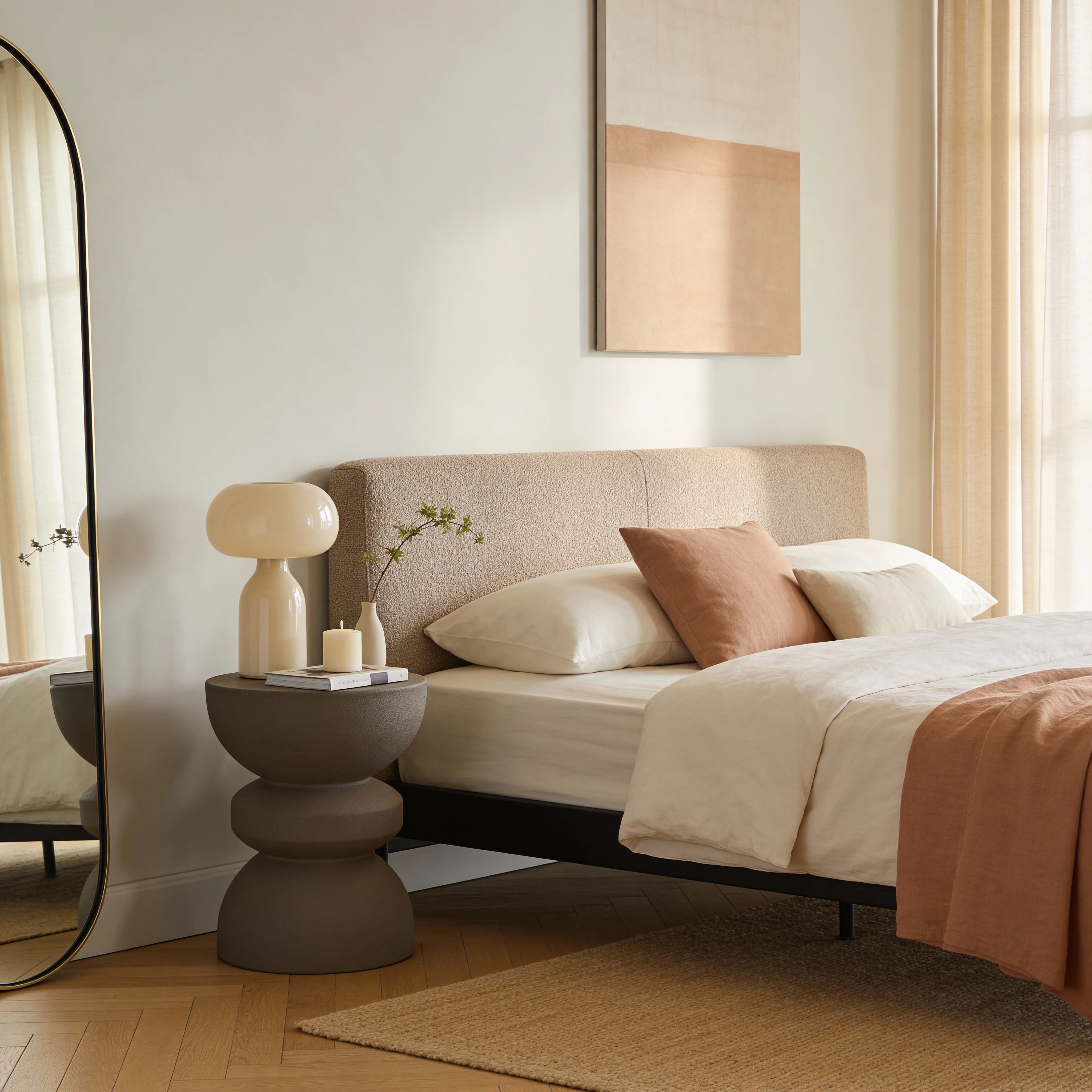 Dovar - Coffee Table Mocha Brown Modern Style