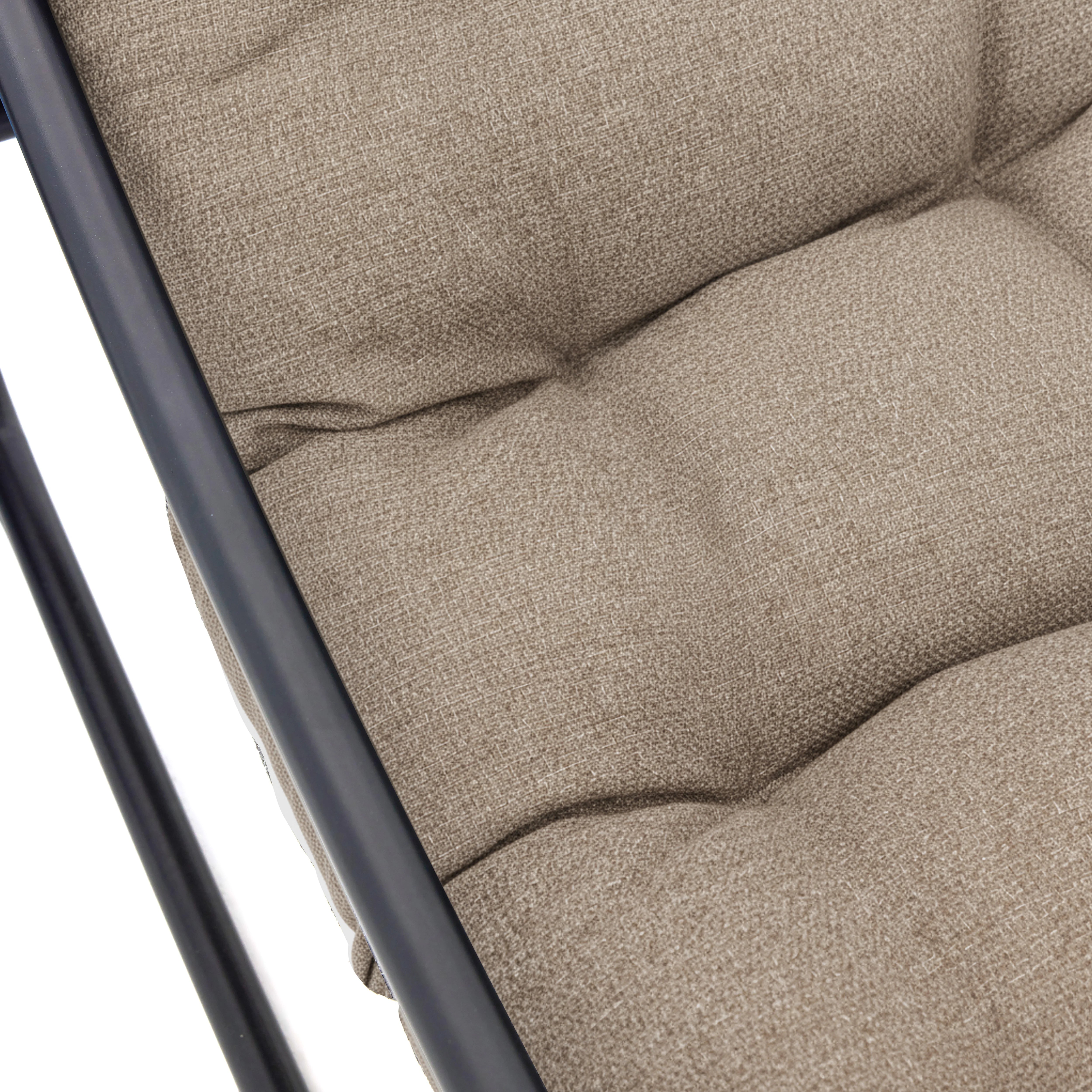 Safar - Chaise à bascule Marron clair Style moderne