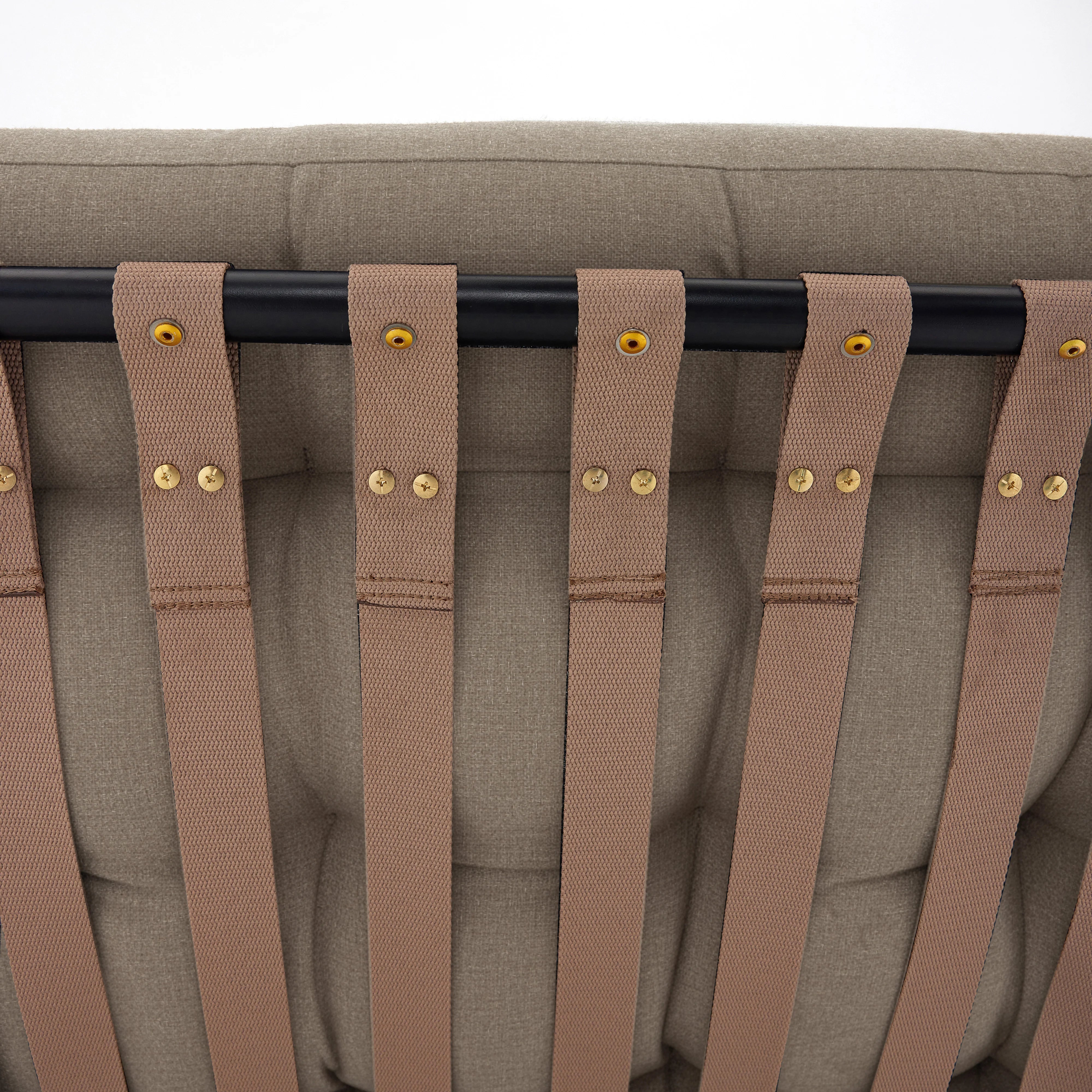 Safar - Chaise à bascule Marron clair Style moderne