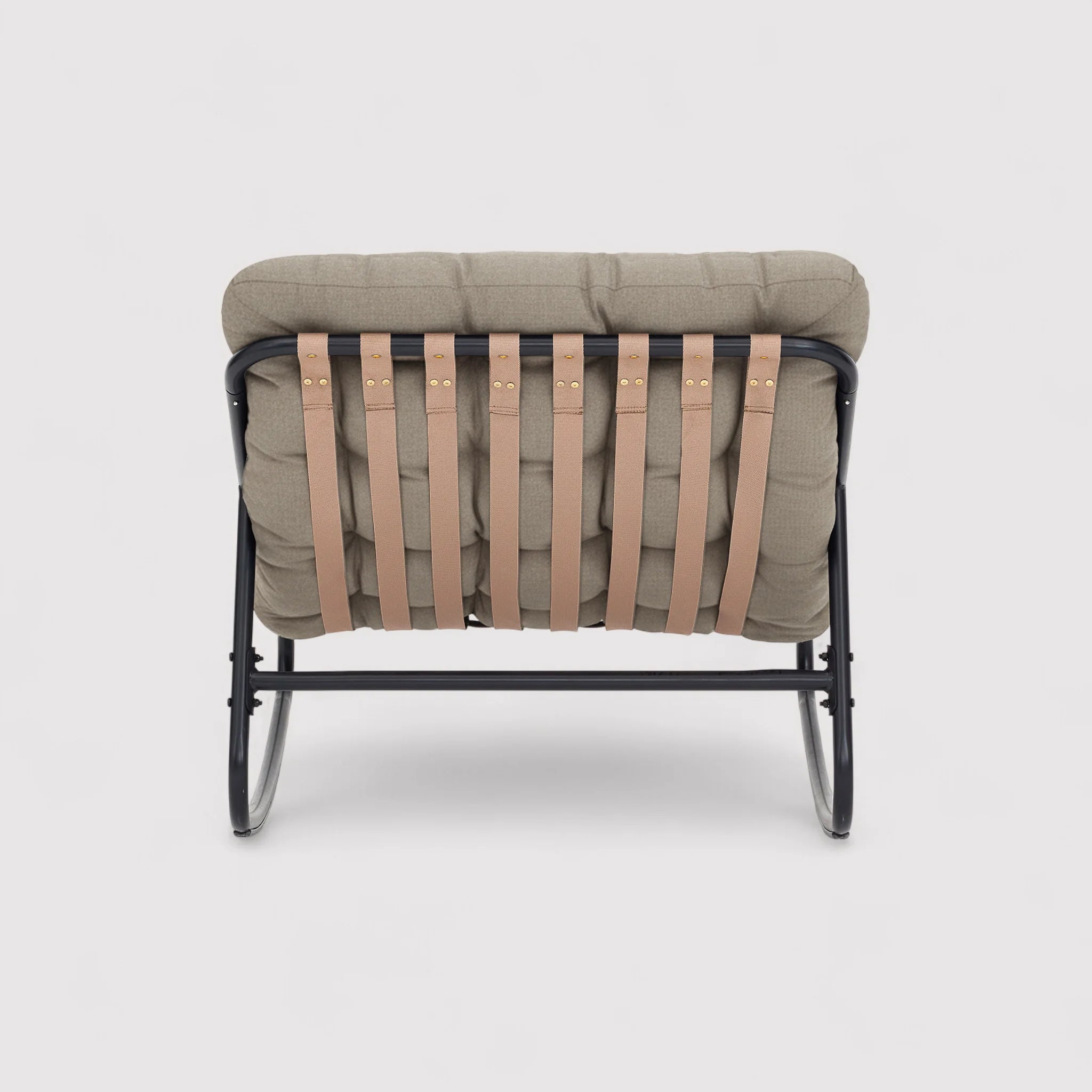 Safar - Chaise à bascule Marron clair Style moderne