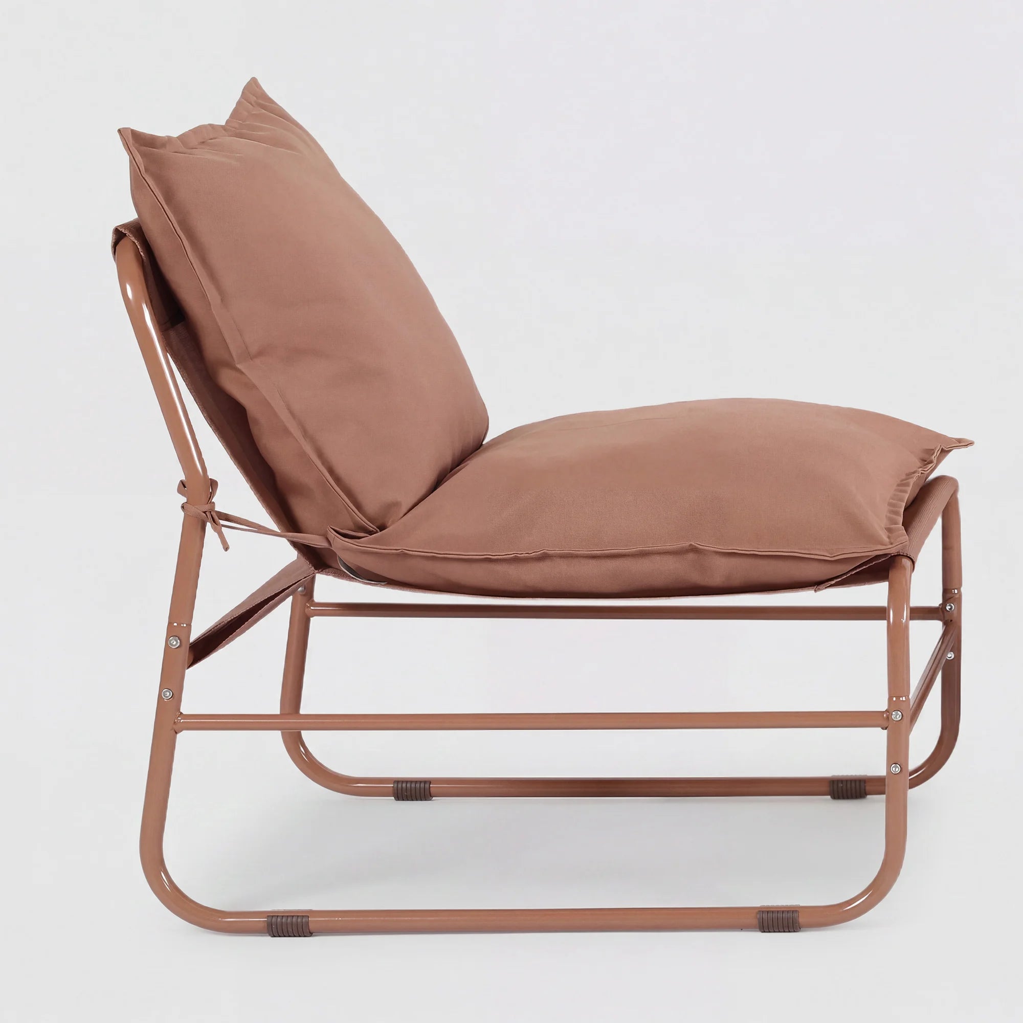 Narev - 4-Sitzer Garten-Lounge-Set mit mocha-braunen Sesseln