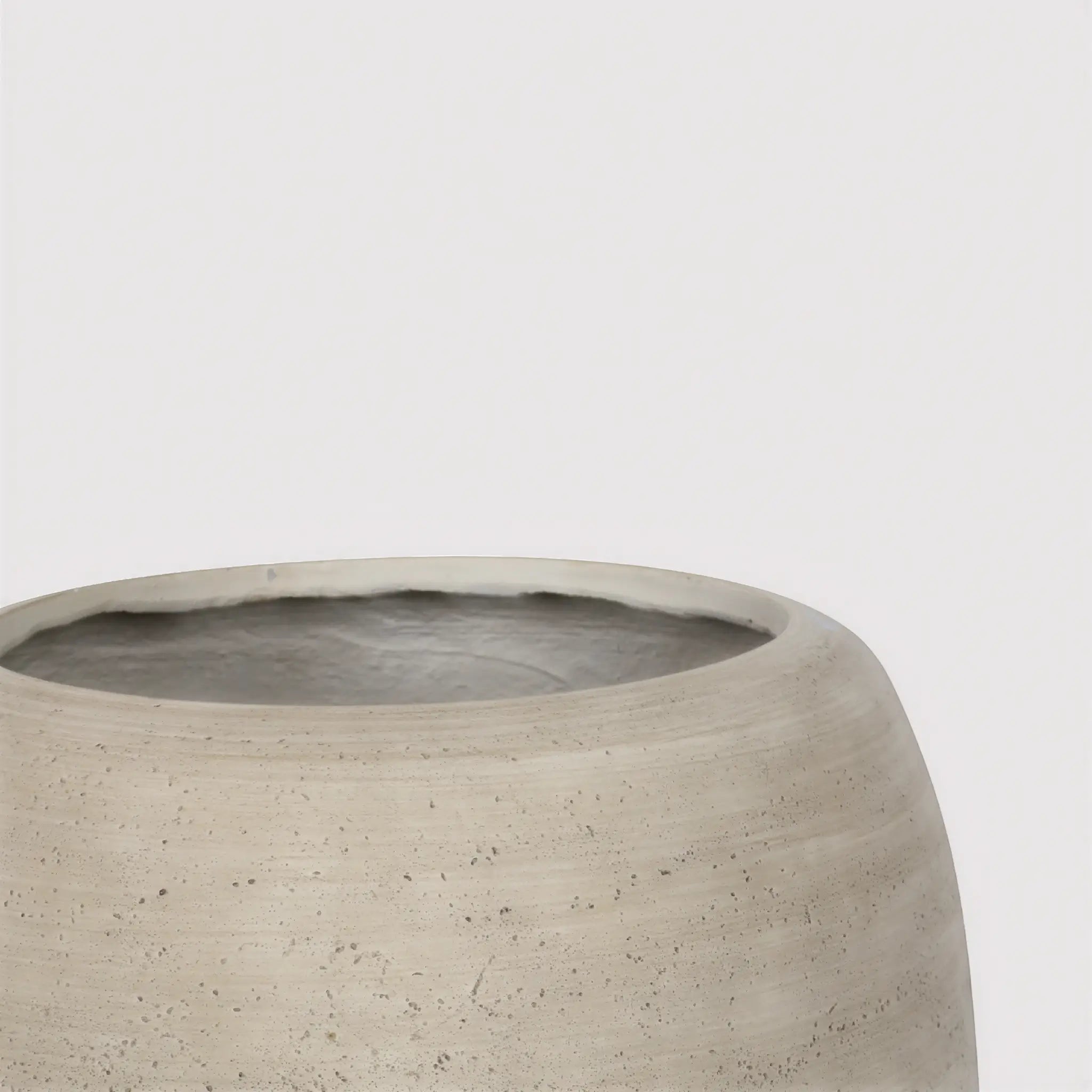 Ranula - Vaso per piante da interno in MGO bianco