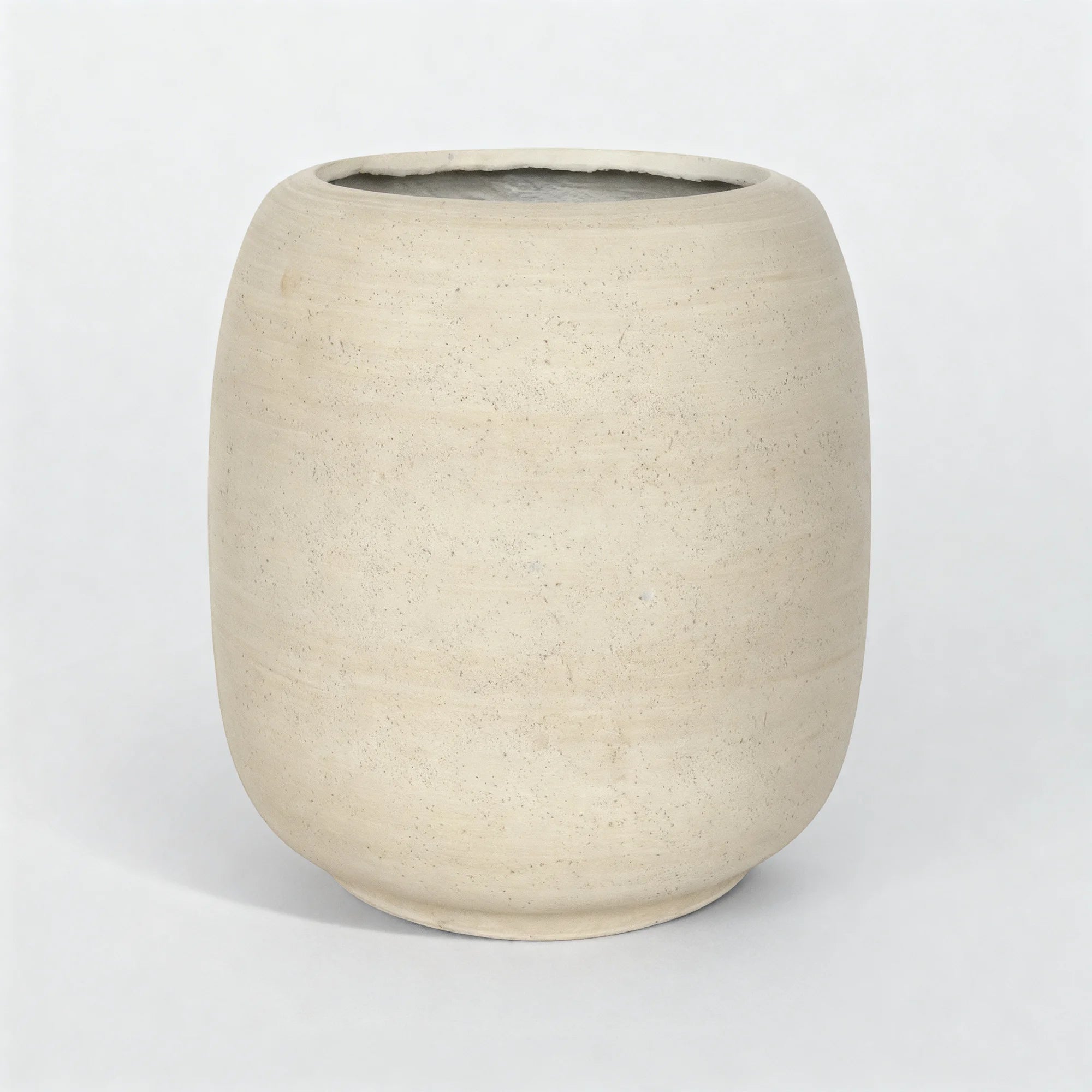 Ranula - Vaso per piante da interno in MGO bianco