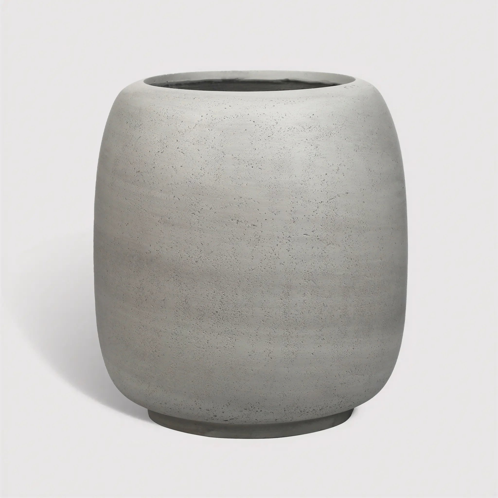 Florin - Vase à Fleurs d’Intérieur en MGO Gris Style Moderne