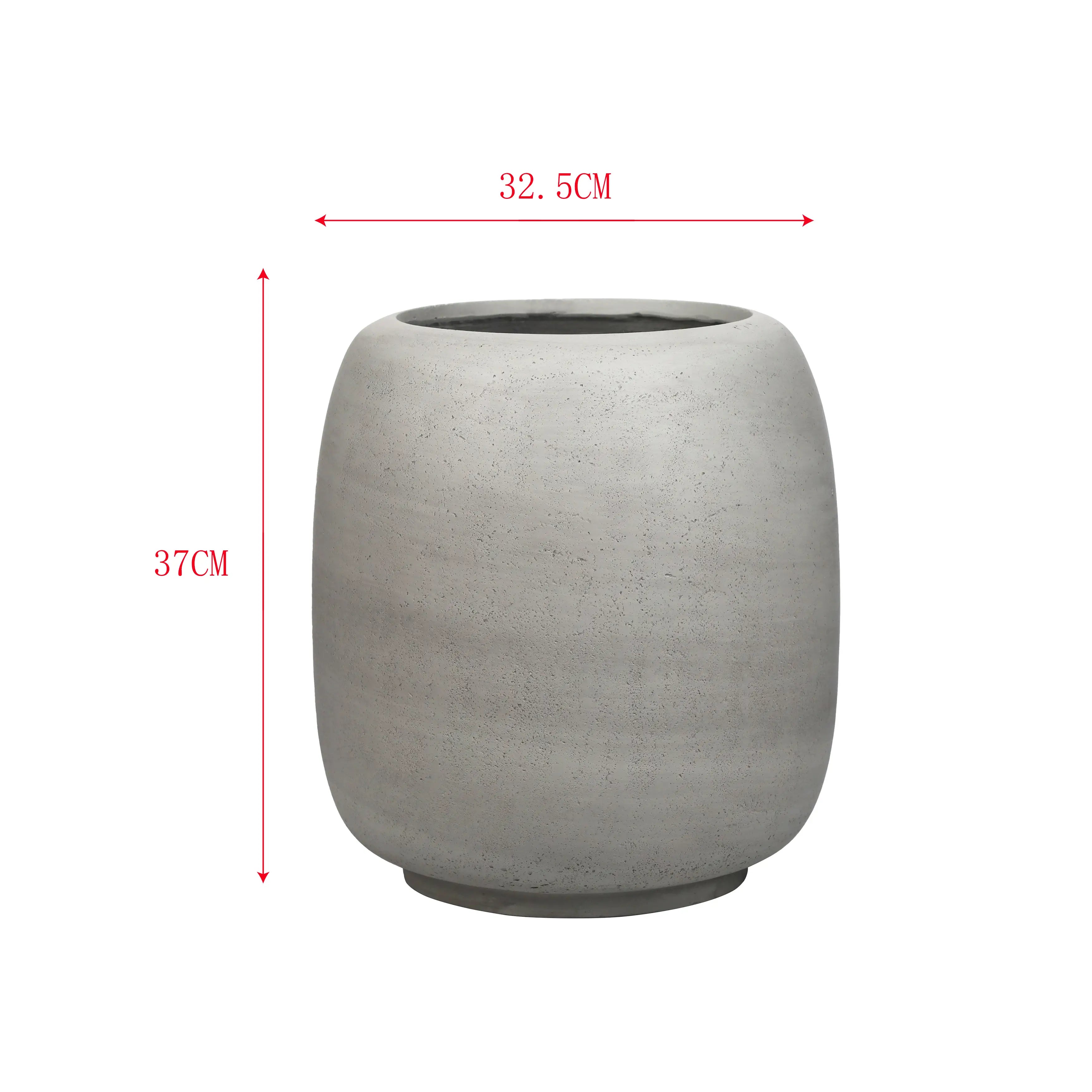 Florin - Grey MGO Indoor Flower Vase Modern Style