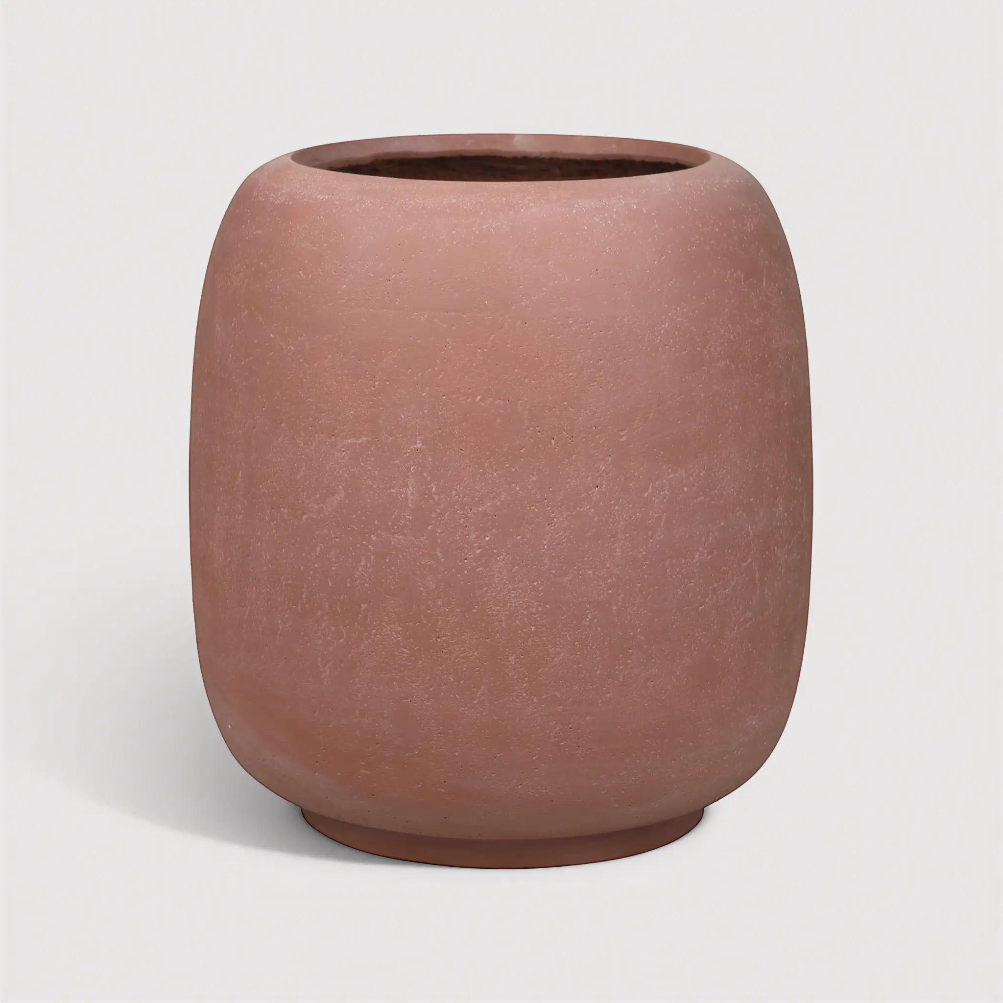 Azalyn - Vase pour Plantes en MGO Marron Mocha Style Moderne