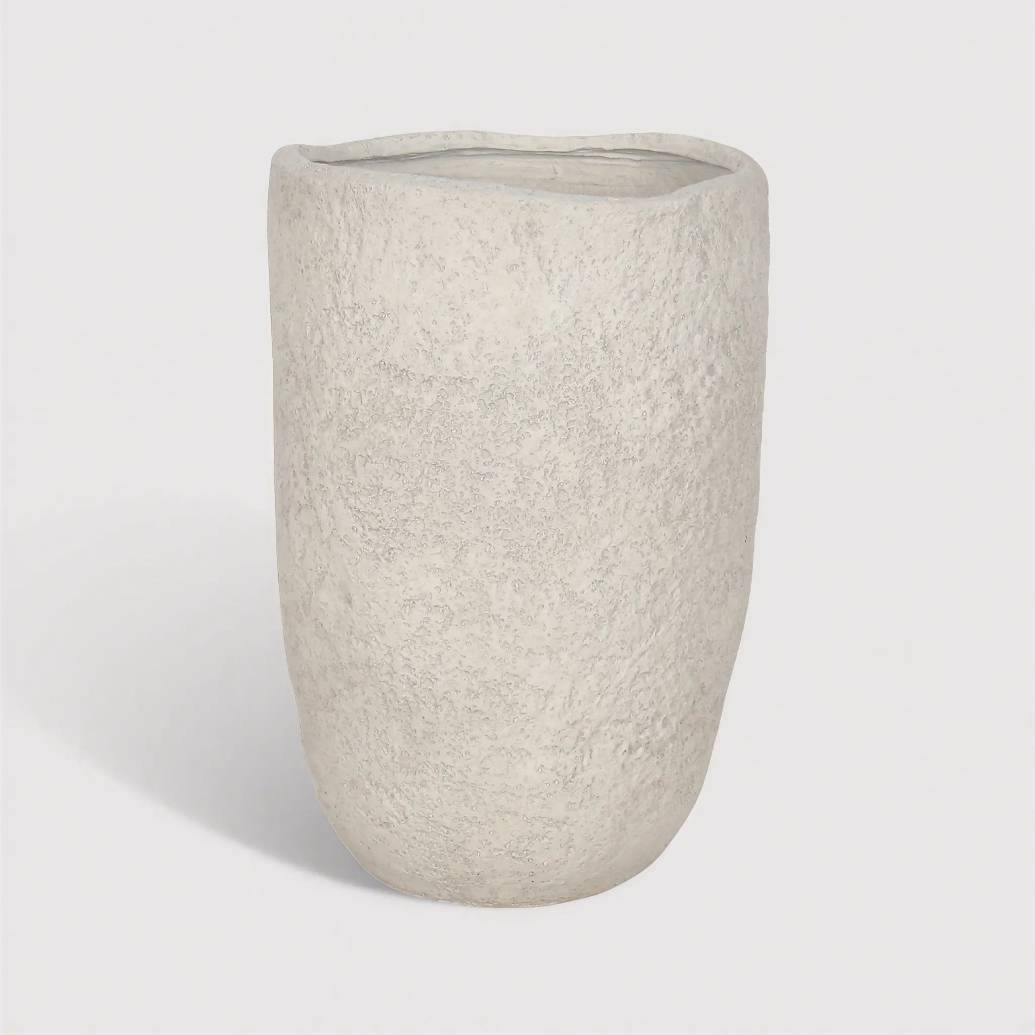 Verbina - Vase d’Intérieur en MGO Blanc Style Moderne