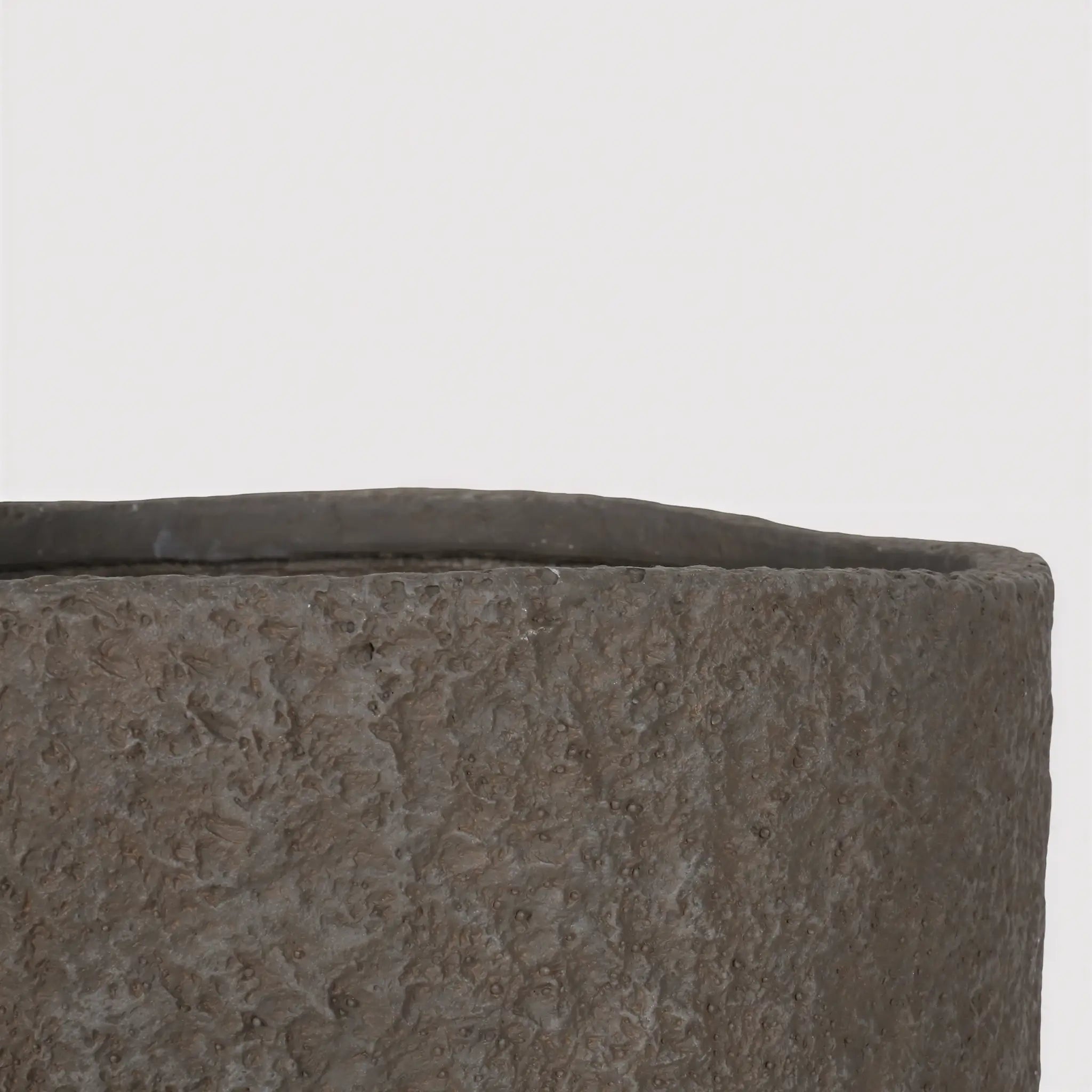 Lysandra - Brown MGO Plant Vase Modern Style