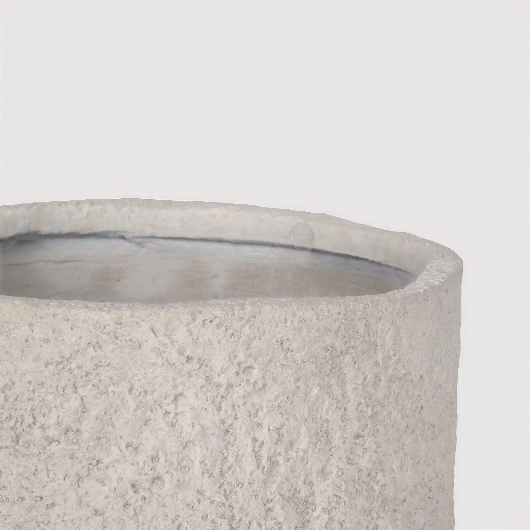 Rosmira - Vaso da Interno in MGO bianco stile moderno