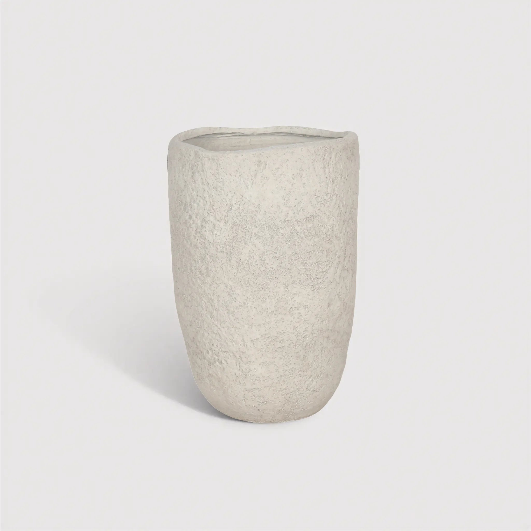 Rosmira - Vase d’Intérieur en MGO Blanc Style Moderne