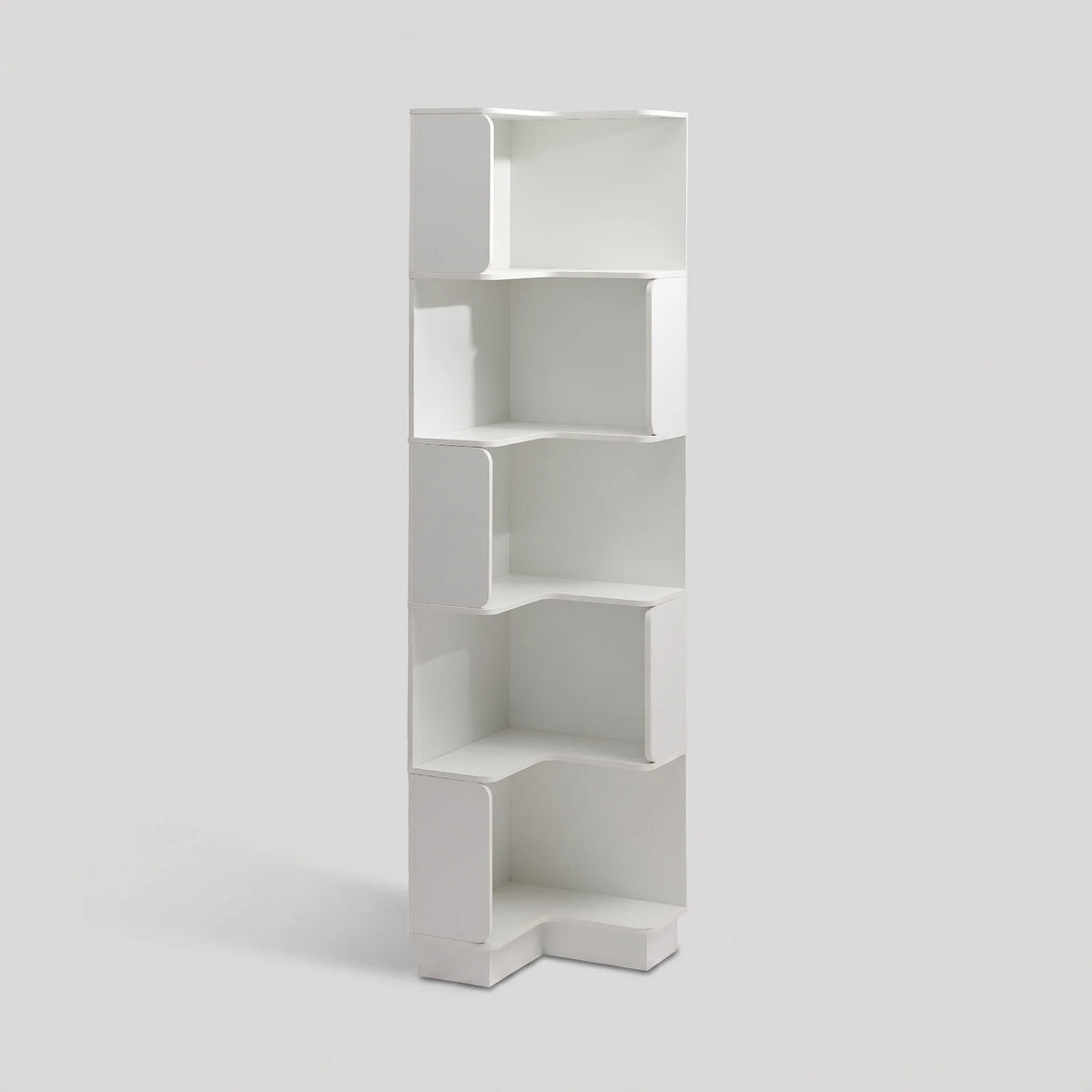 Selin - Librería con 6 estantes, blanco