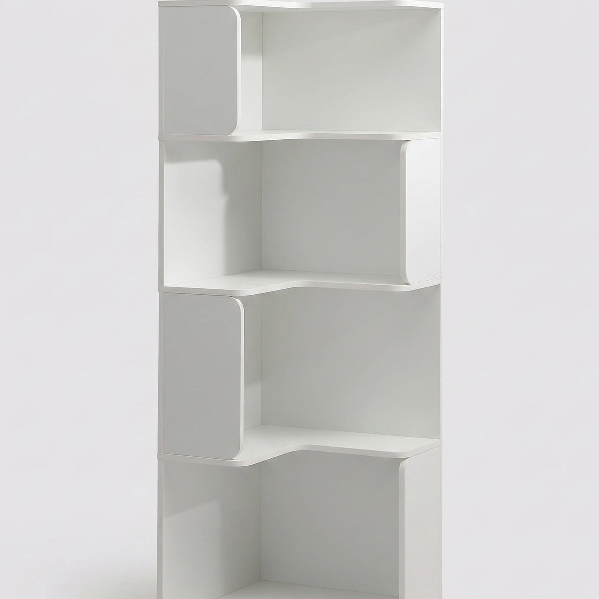Selin - Librería con 6 estantes, blanco