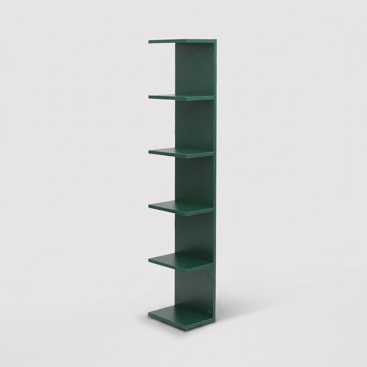 Neral - Libreria 6 ripiani in MDF verde