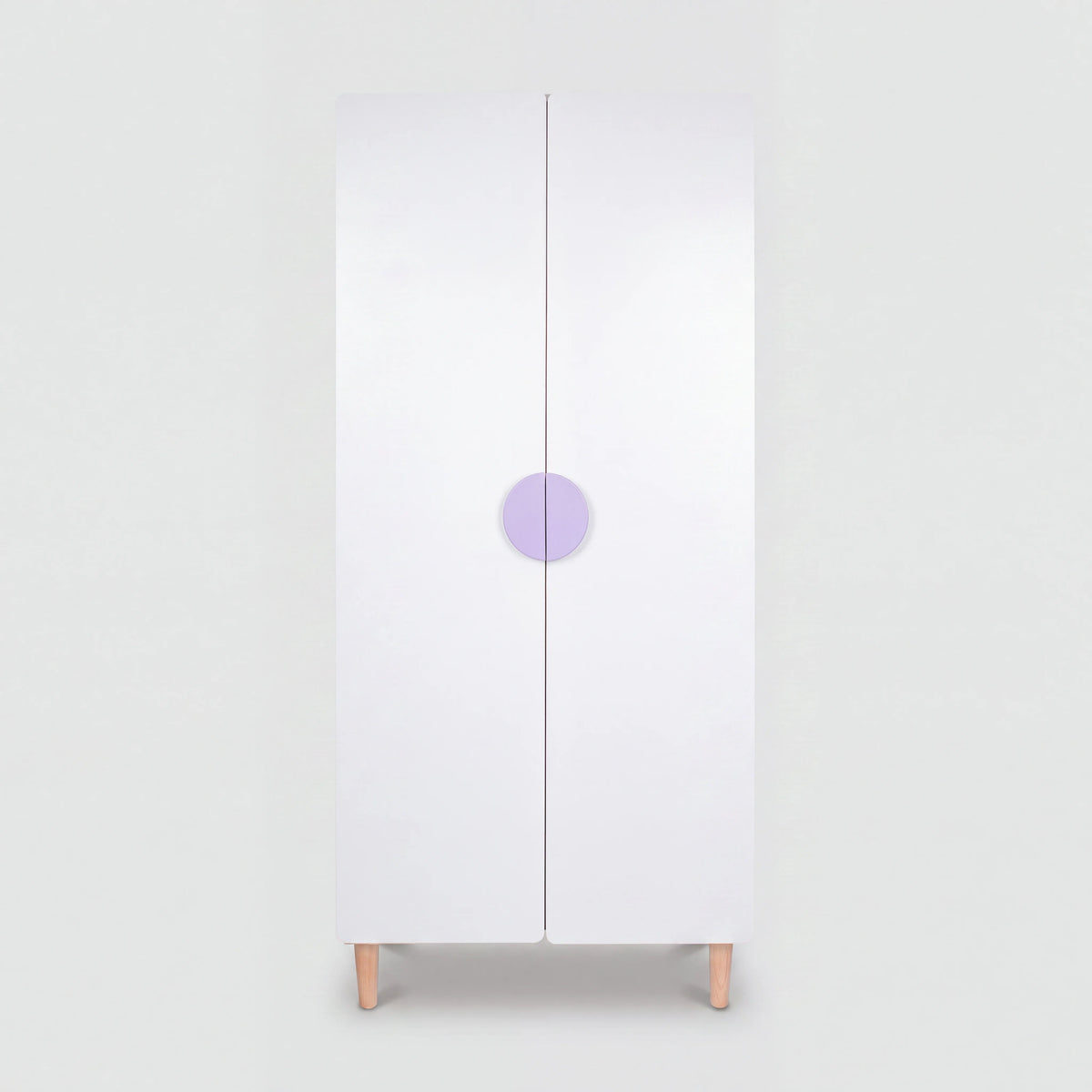 Avelia - Armadio per bambini colore bianco e viola