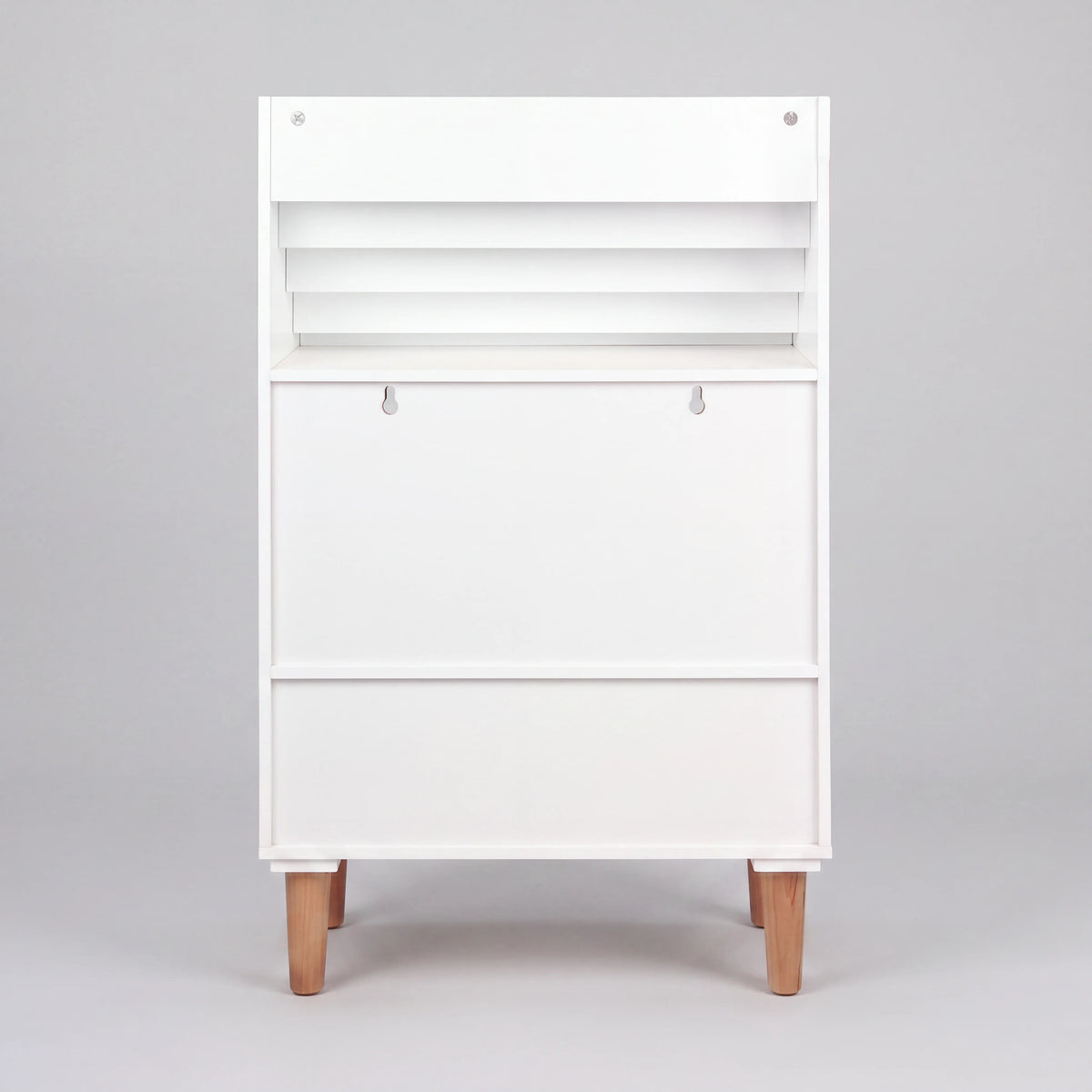 Mirea -Libreria per bambini in MDF bianco e viola