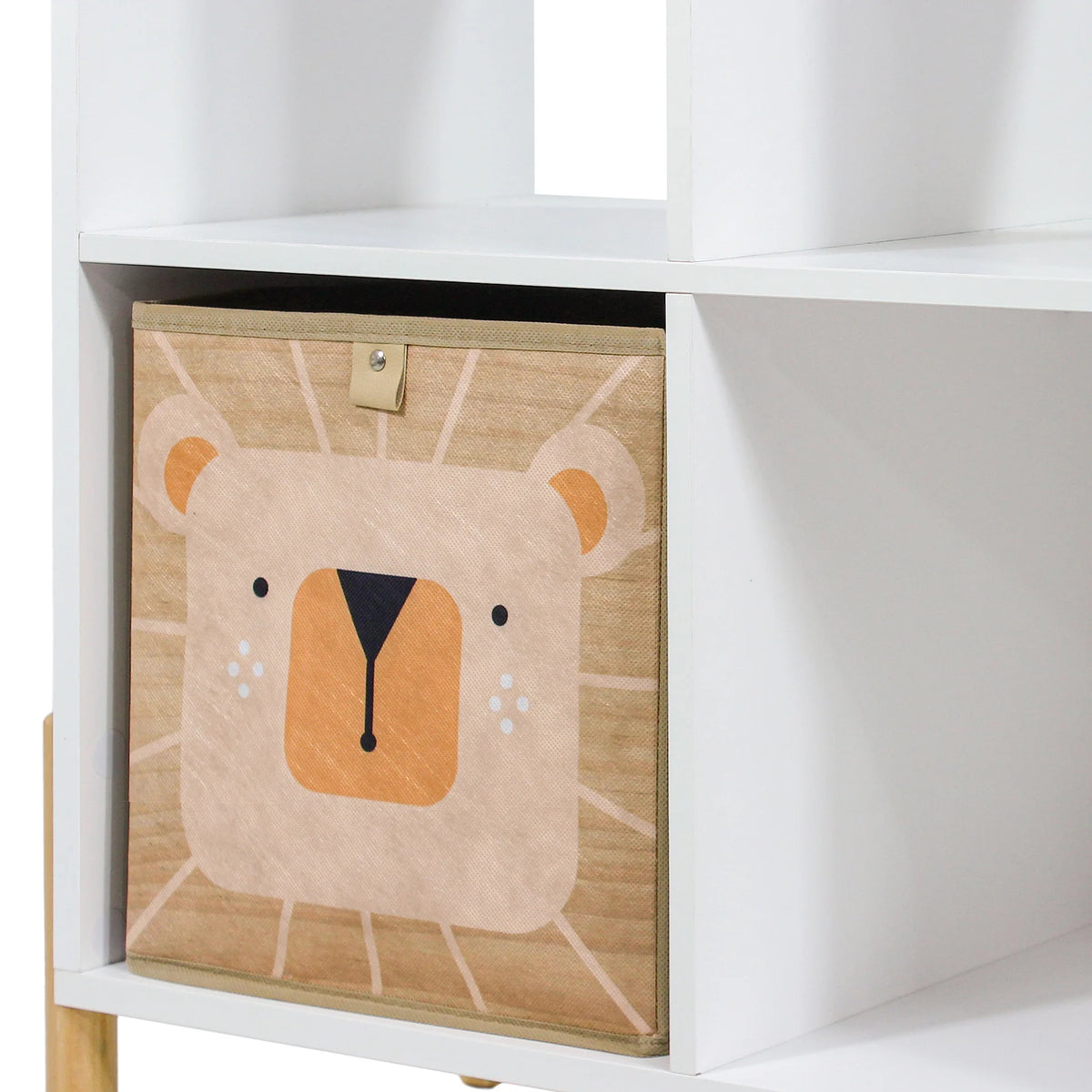 Timo - Kinderschrank mit Ablagen und Körben, Weiß