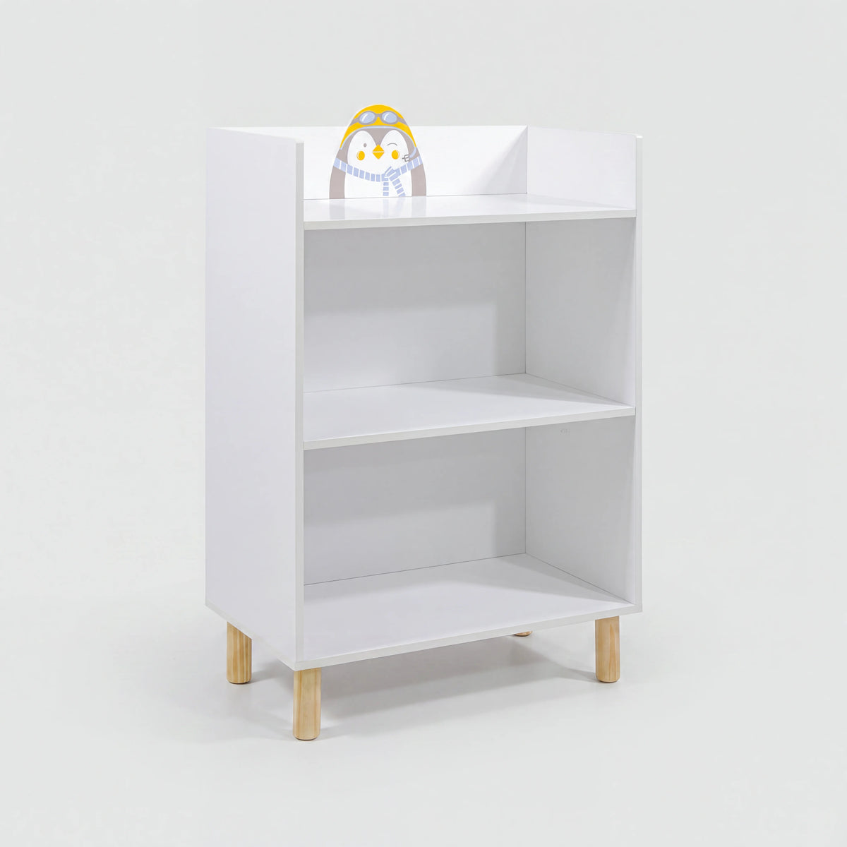 Kimo - Libreria per bambini con 3 ripiani colore bianco