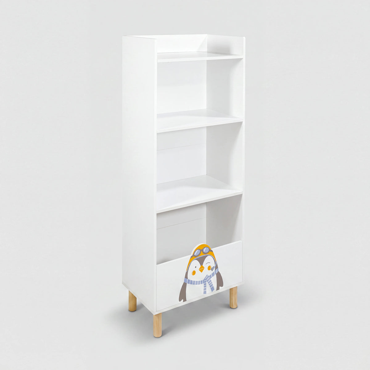 Nanu - Libreria per bambini 4 ripiani colore bianco