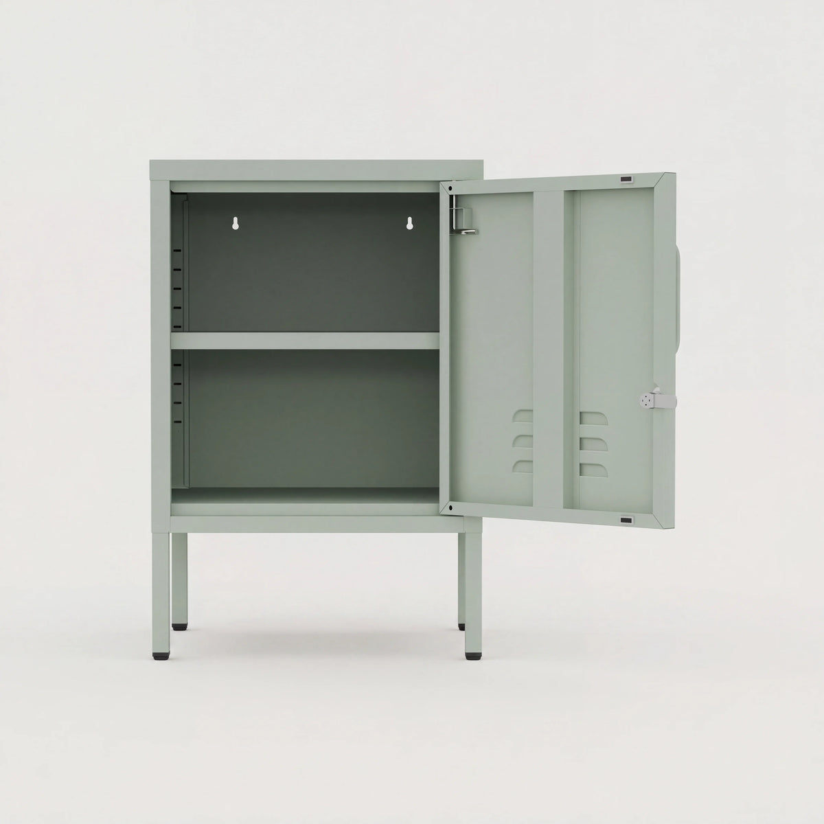 Vilde - Meuble de chevet avec porte, vert