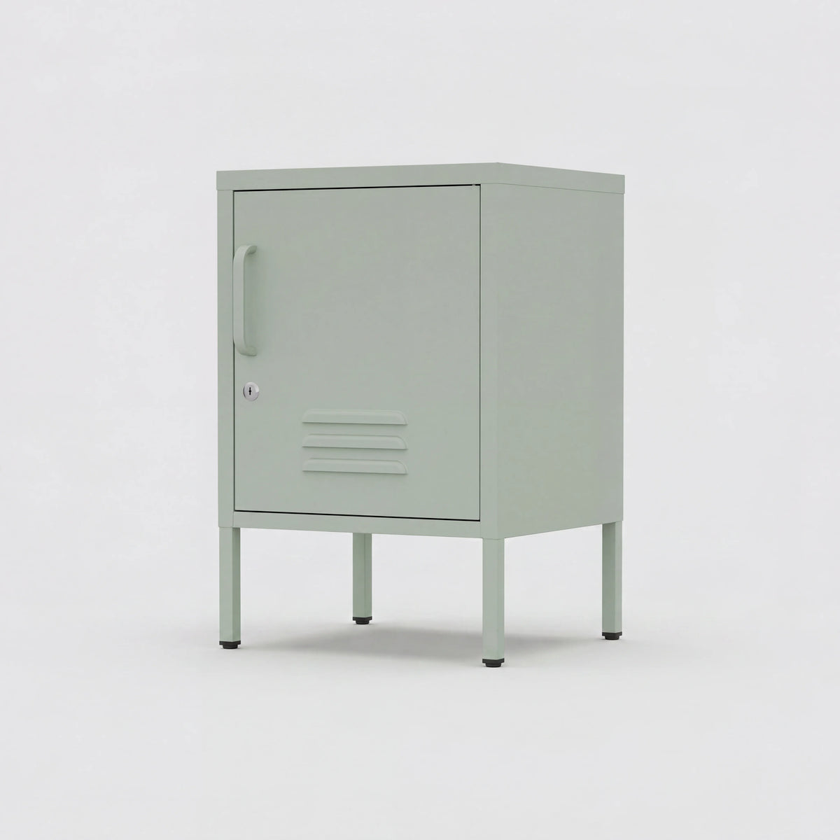 Vilde - Meuble de chevet avec porte, vert