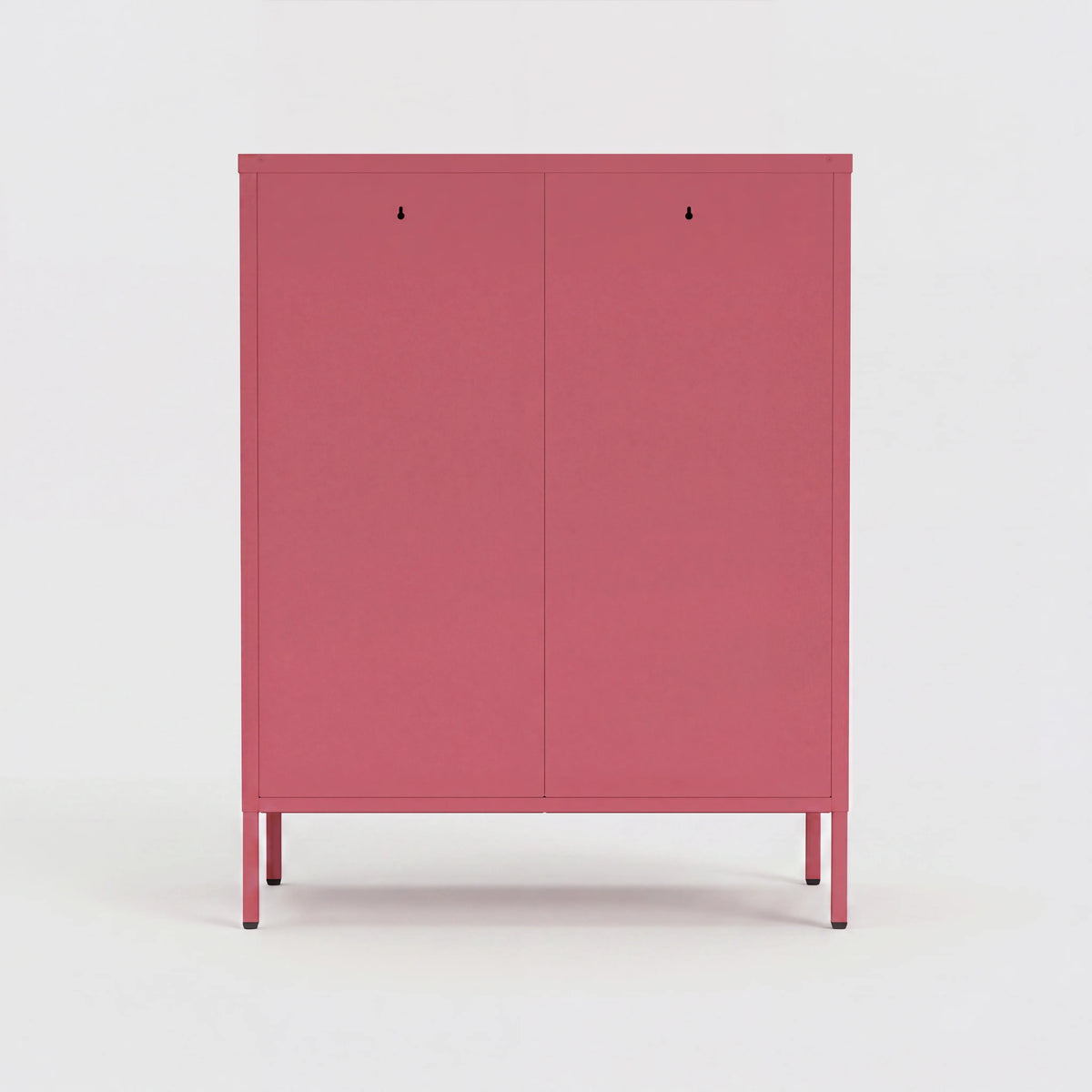 Freja - Meuble à 3 étagères, acier rouge