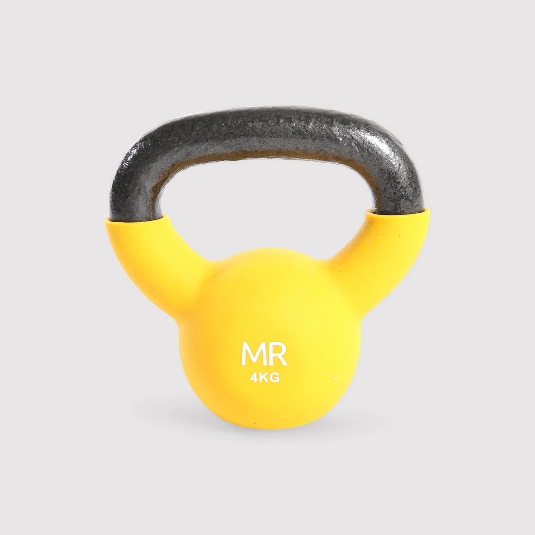 Kettlebell en néoprène 4 kg pour les exercices de force et d'endurance
