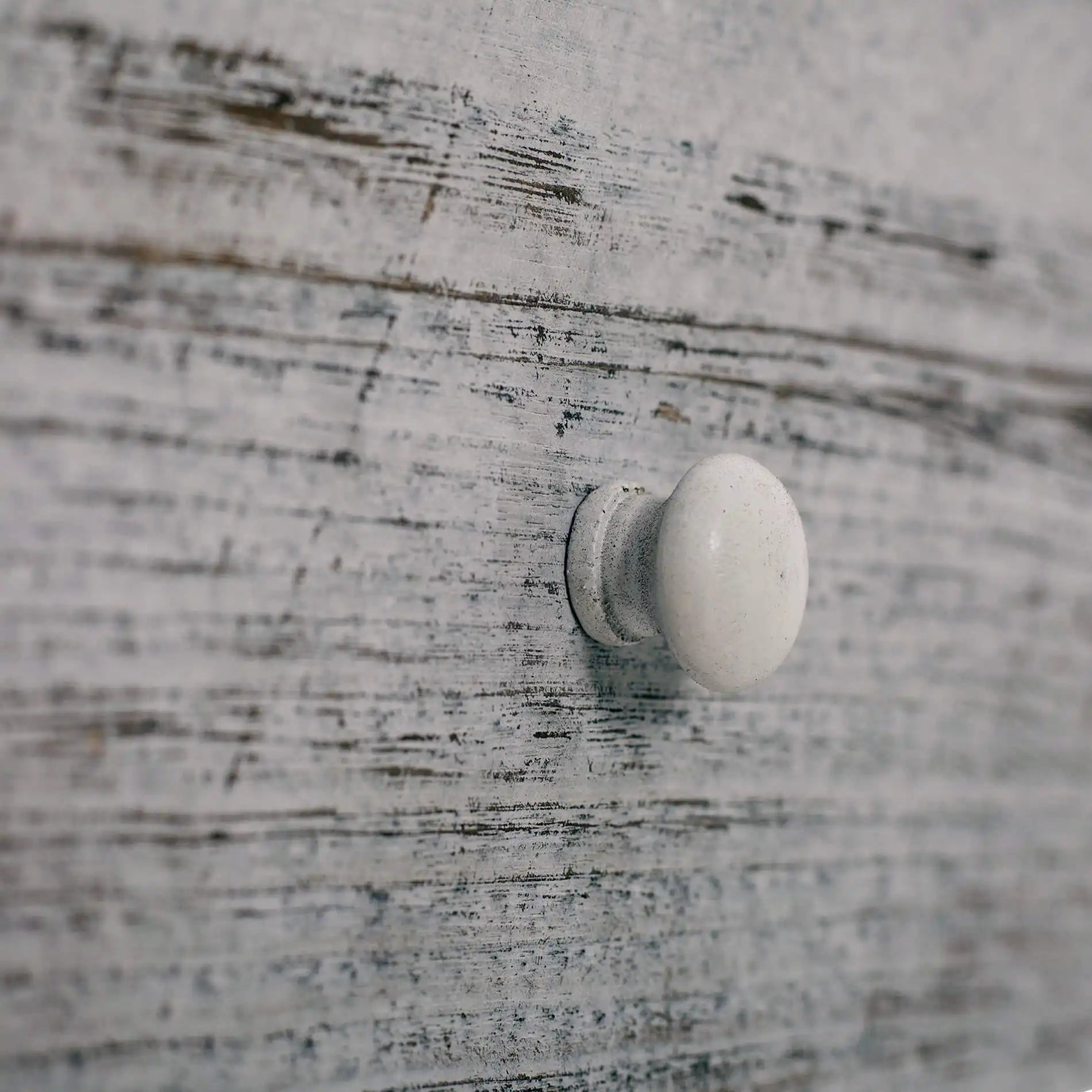 Robinia - Cassettiera colorata in stile vintage con 5 cassetti