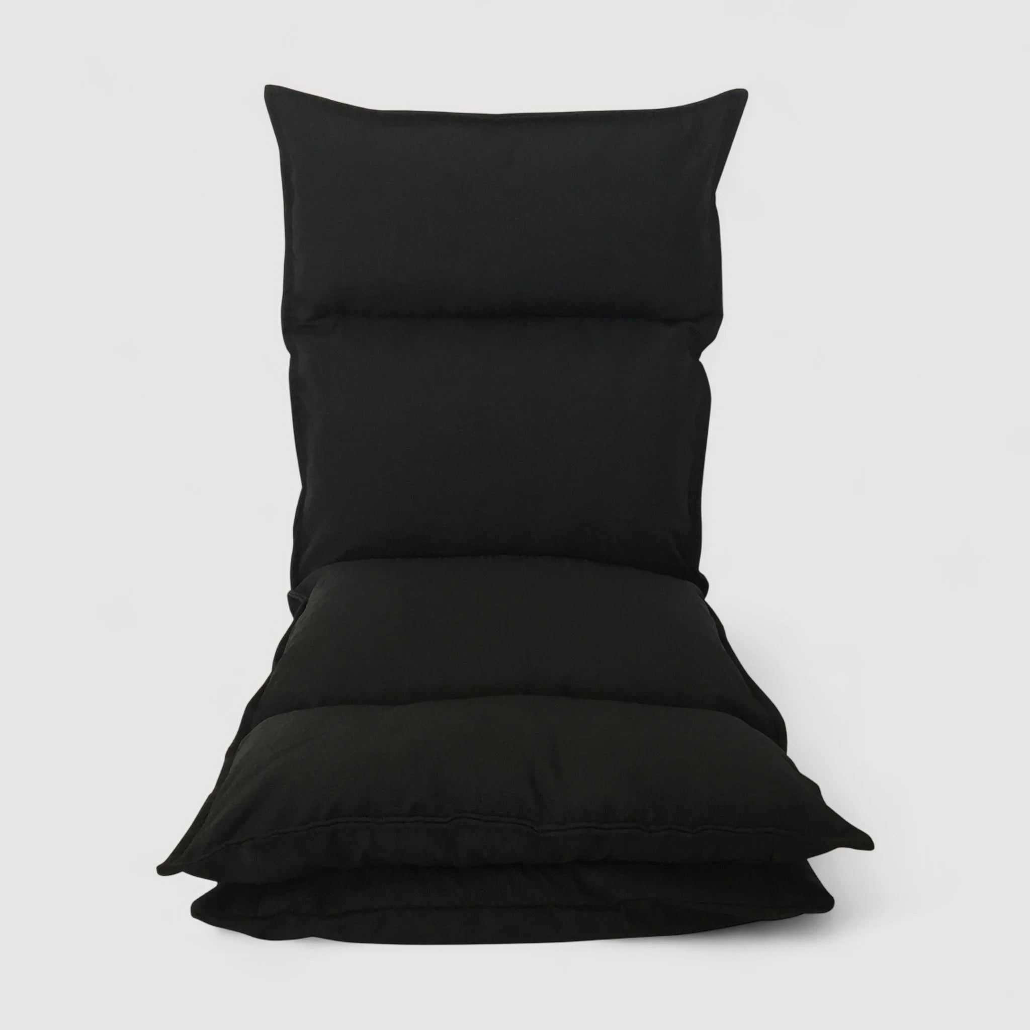 Heuchera - Sedia da lettura nera imbottita e regolabile