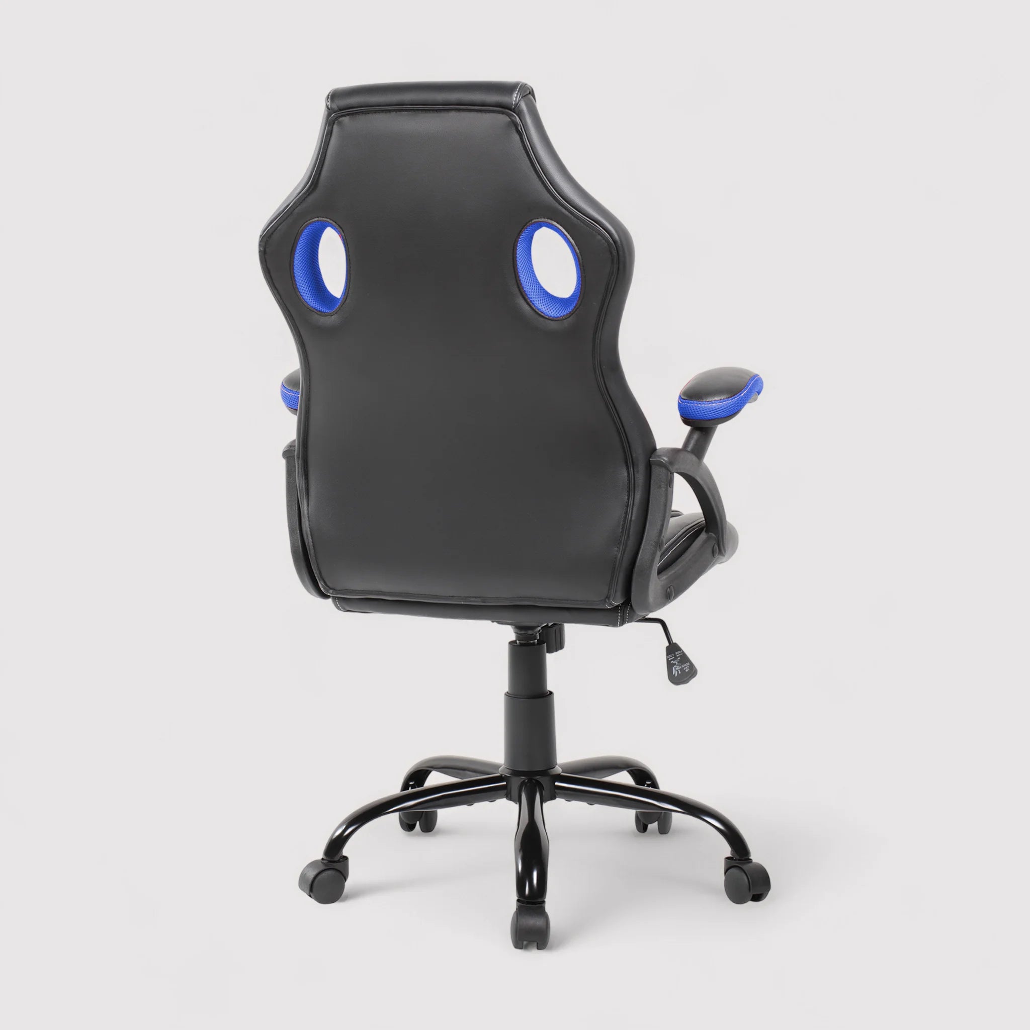 Kalanchoe - Poltrona da gaming nera e blu reclinabile