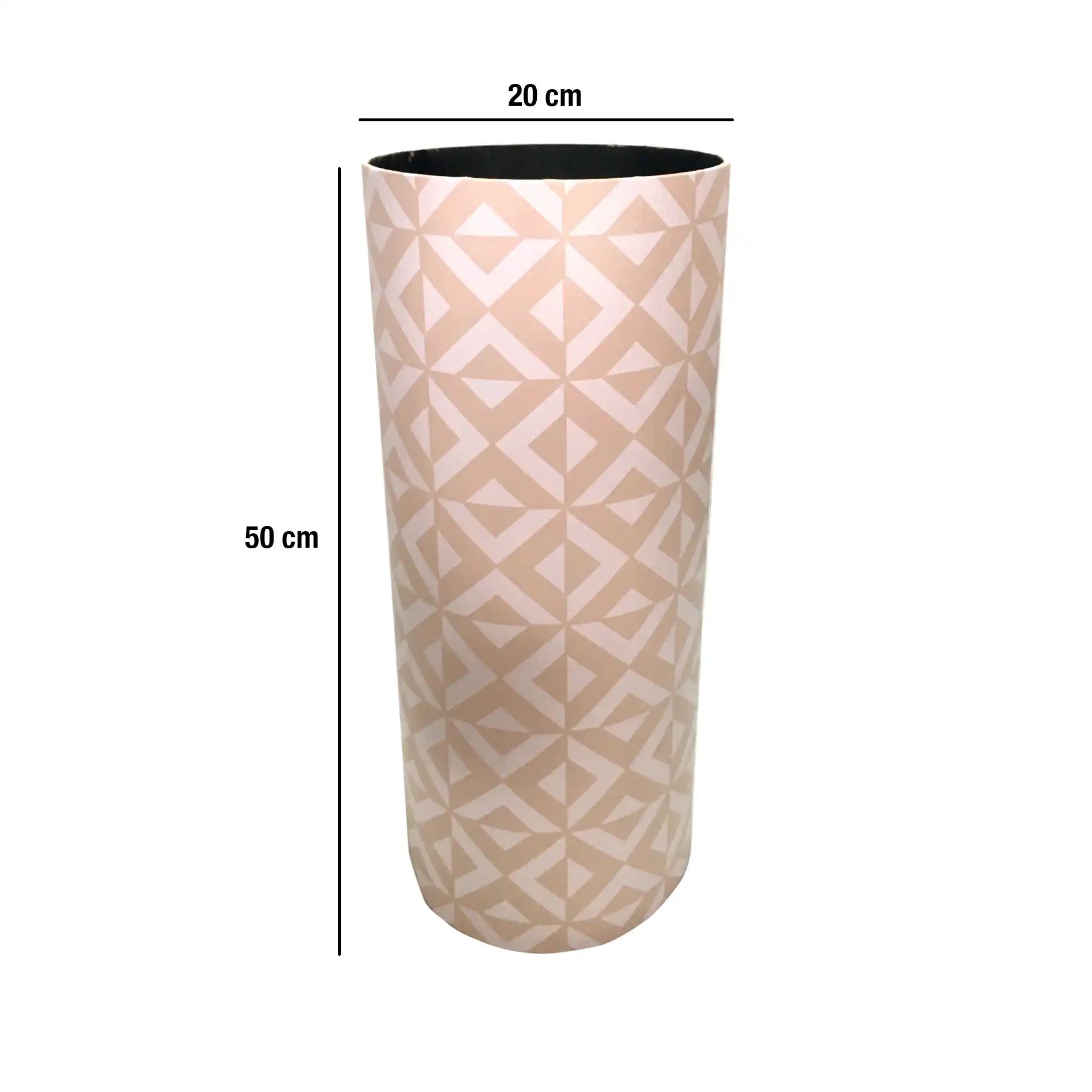 Giacinto - Portaombrelli bianco e beige in stile minimal