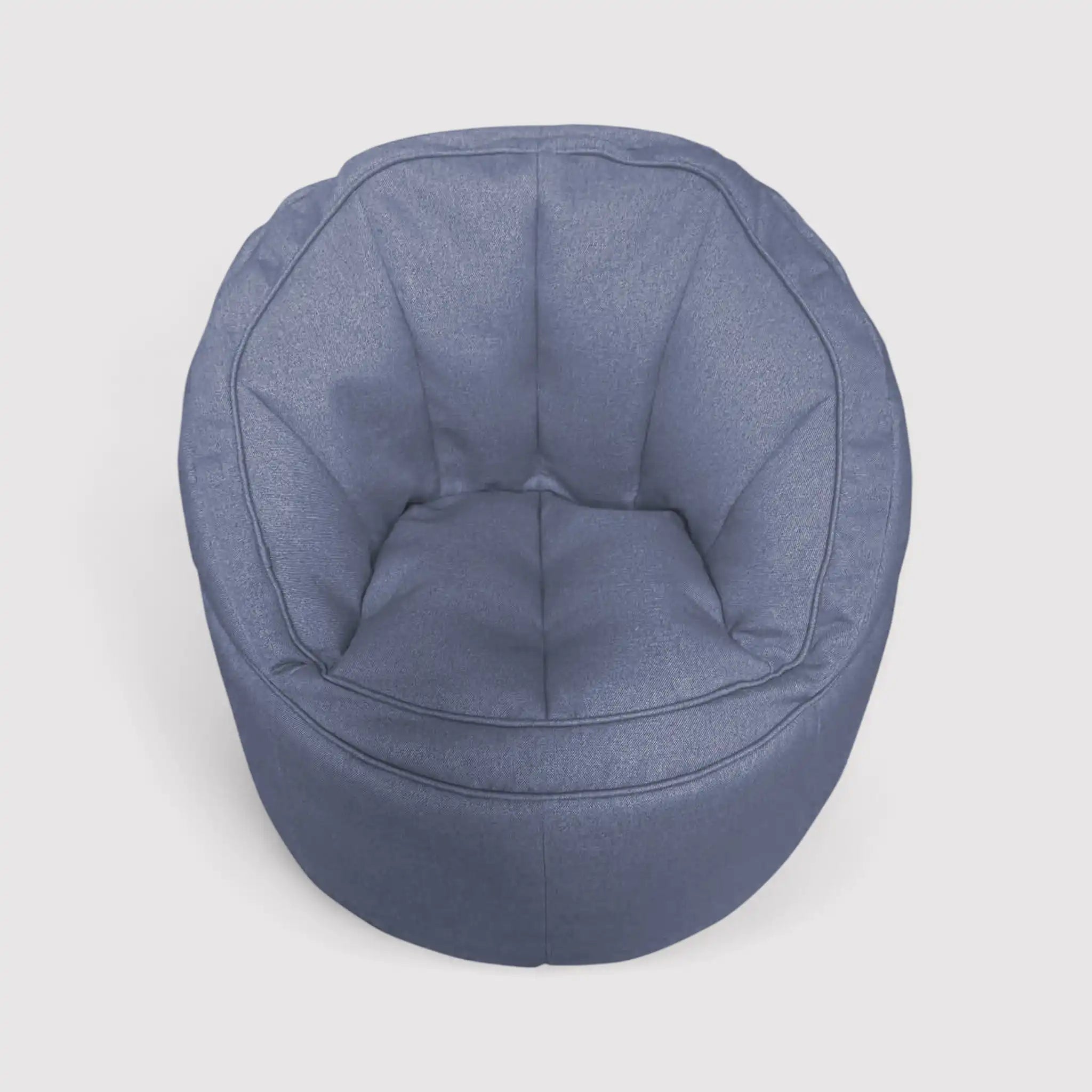 Colvillea - Fodera per poltroncina a sacco blu da lettura o relax