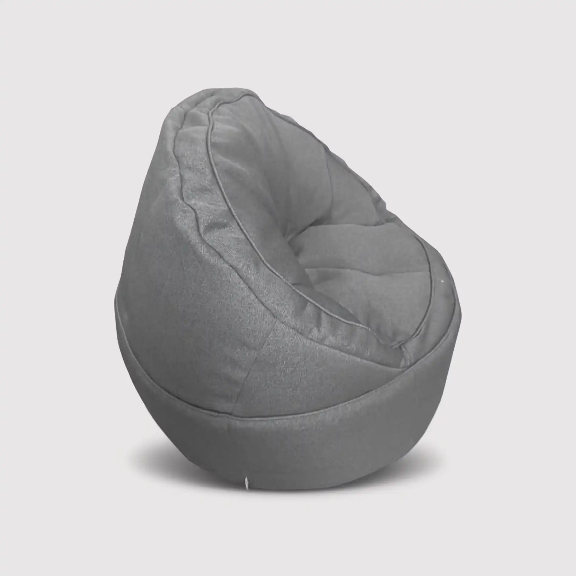 Tithonia - Fodera per poltroncina a sacco grigia da lettura o relax