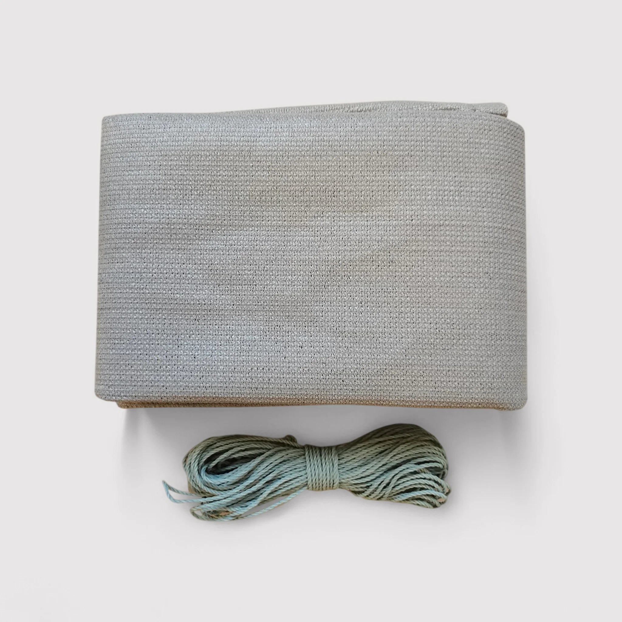 Abelia - Copertura per balcone in polietilene grigio 75x600 cm